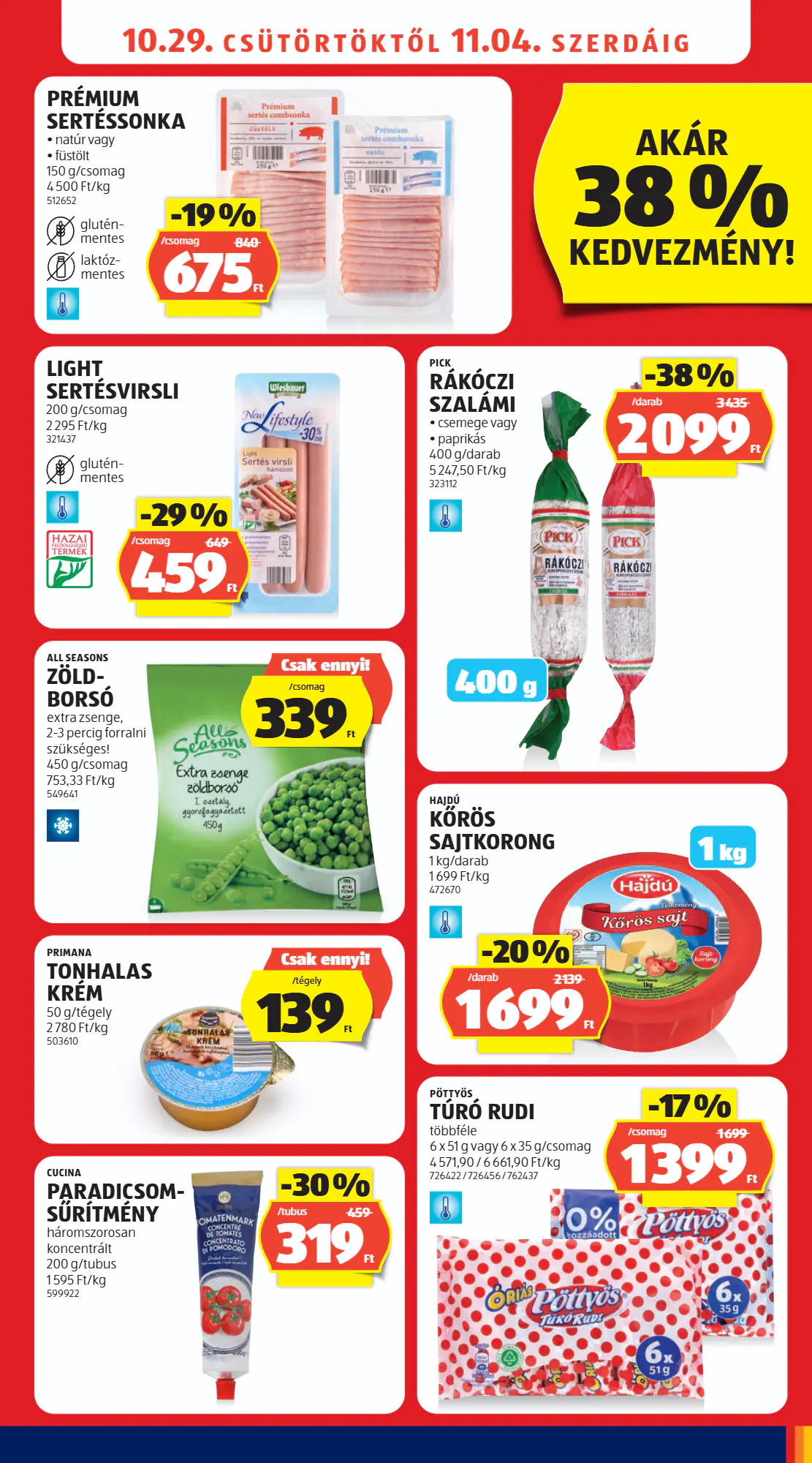Aldi akciós újság 2026.10.29-től - 11. oldal.