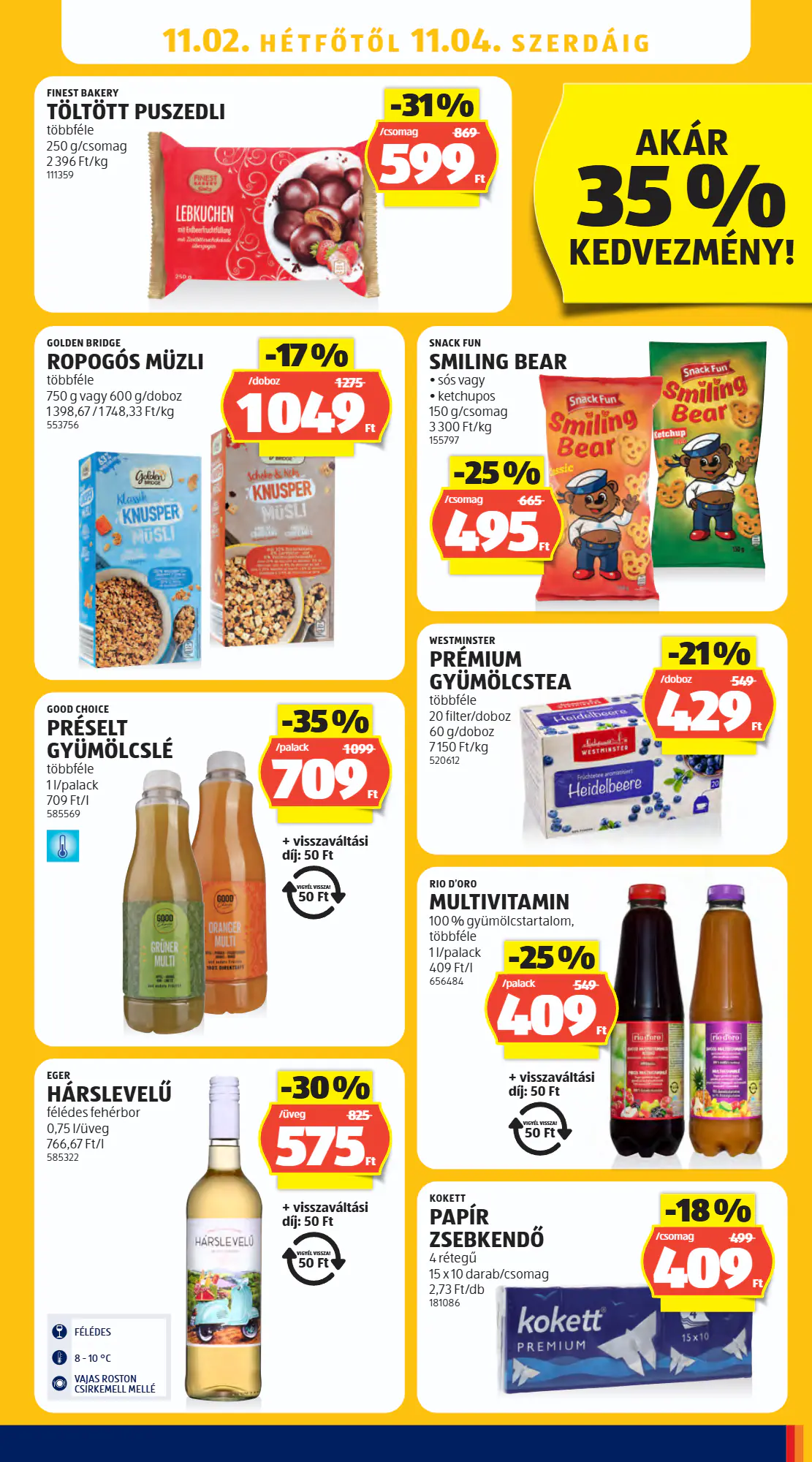 Aldi akciós újság 2026.10.29-től - 37. oldal.
