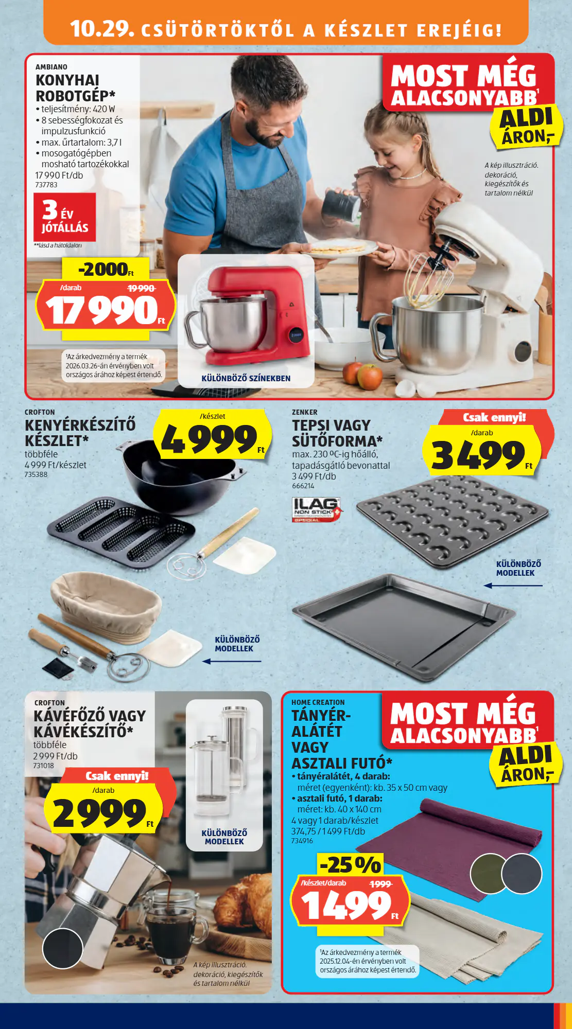 Aldi akciós újság 2026.10.29-től - 41. oldal.