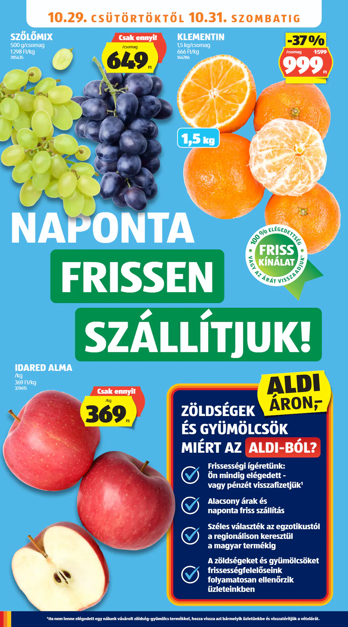 Aldi akciós újság 2026.10.29-től - 6. oldal.
