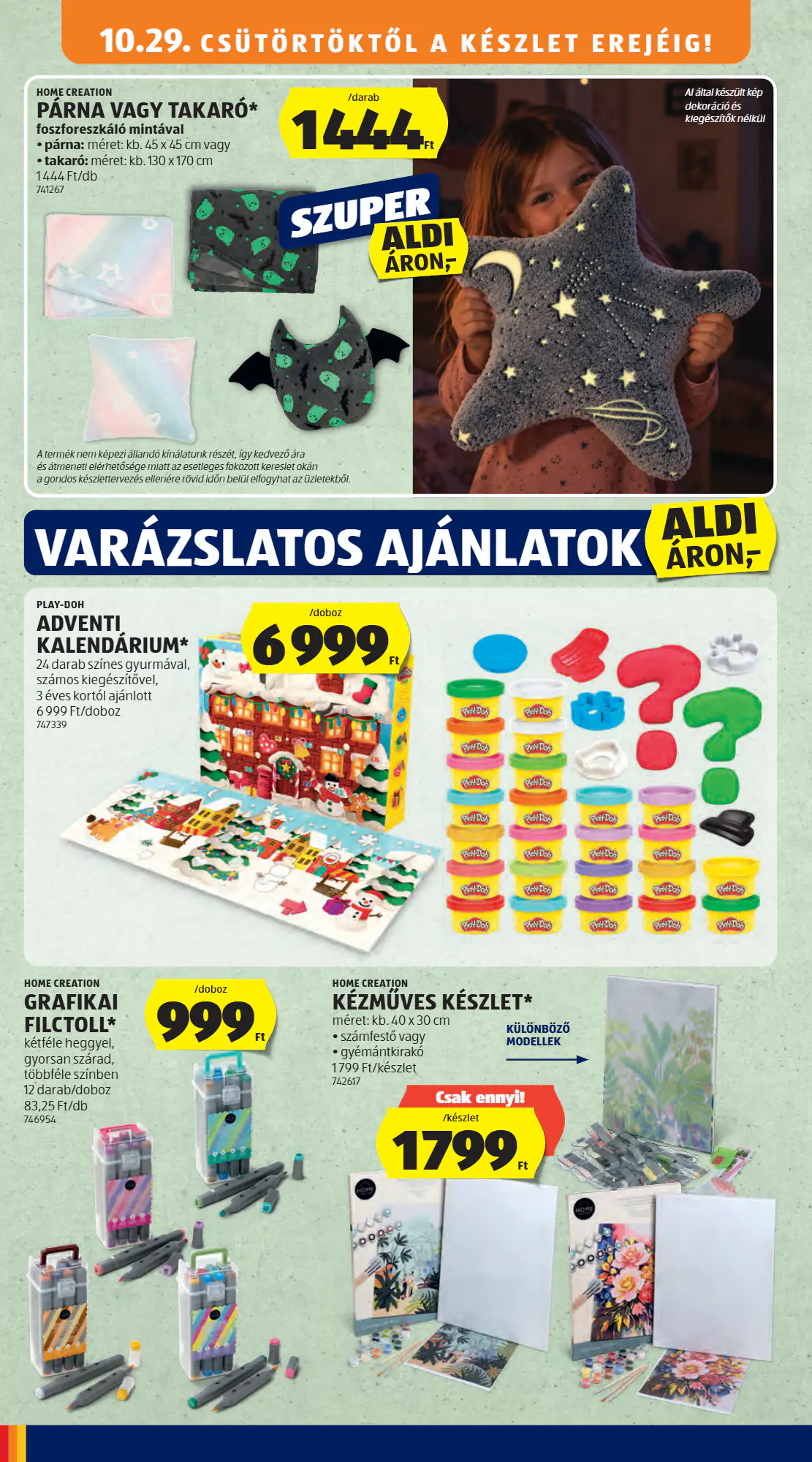 Aldi akciós újság 2026.10.29-től - 2. oldal.