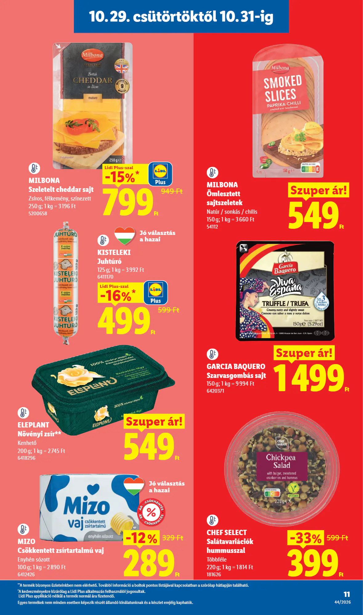 Lidl akciós újság 2026.10.29-től - 11. oldal.