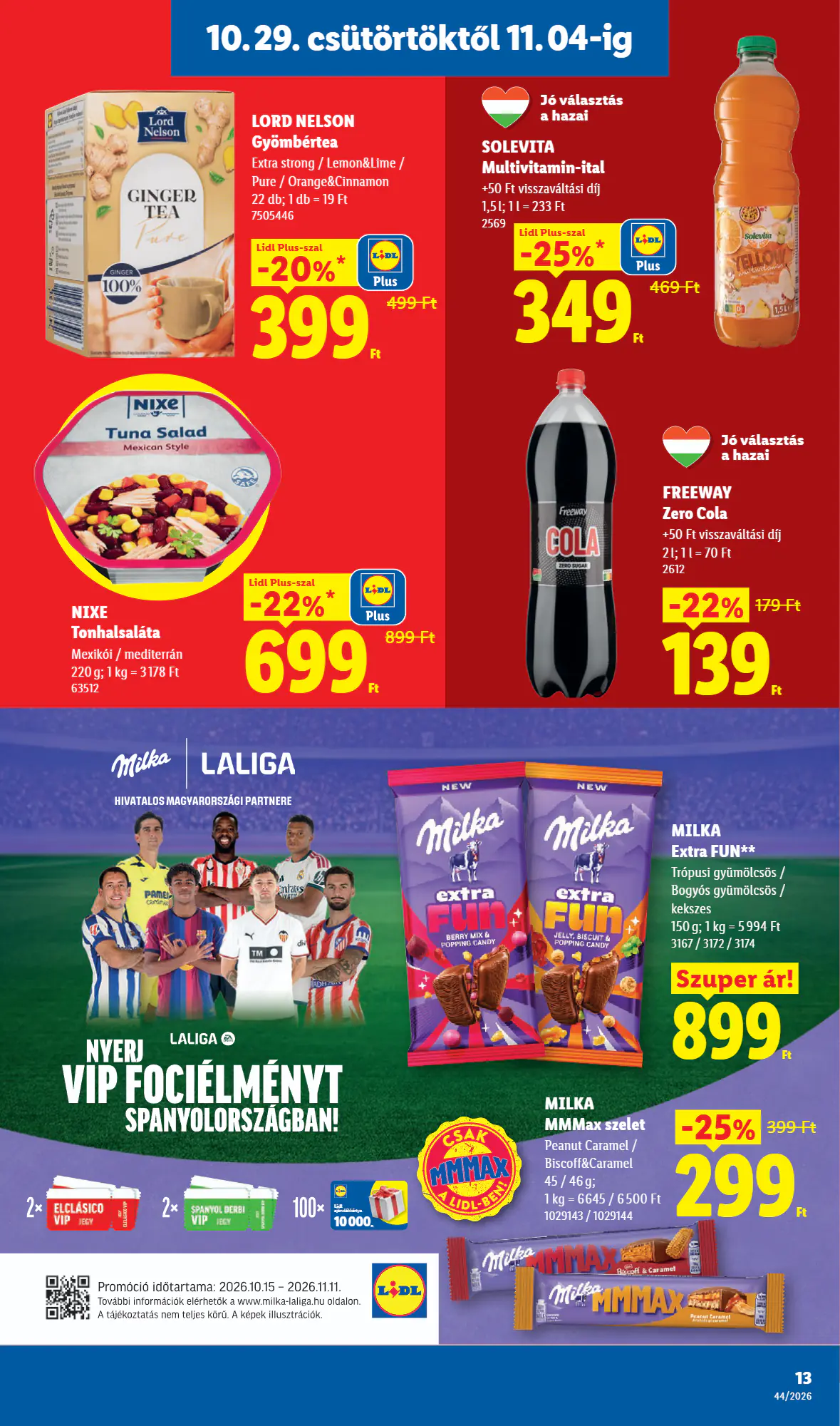 Lidl akciós újság 2026.10.29-től - 13. oldal.