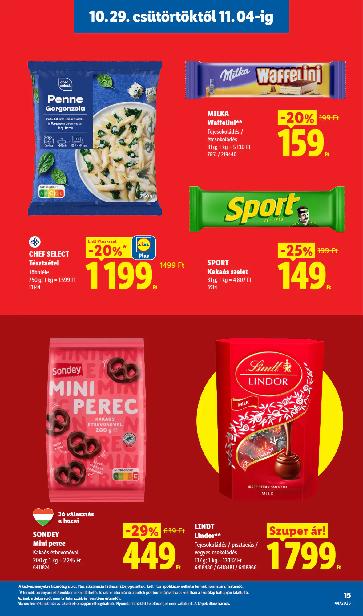 Lidl akciós újság 2026.10.29-től - 15. oldal.