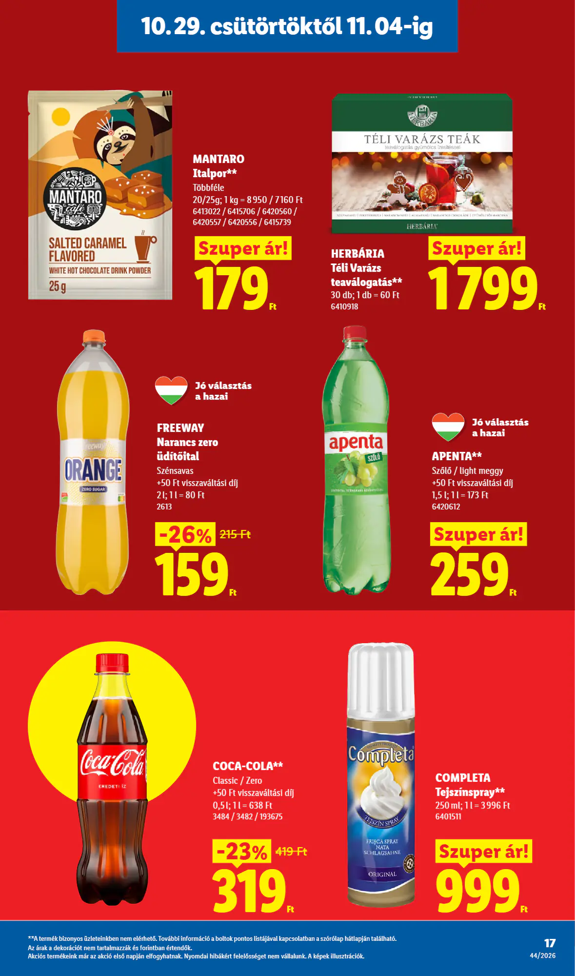Lidl akciós újság 2026.10.29-től - 17. oldal.