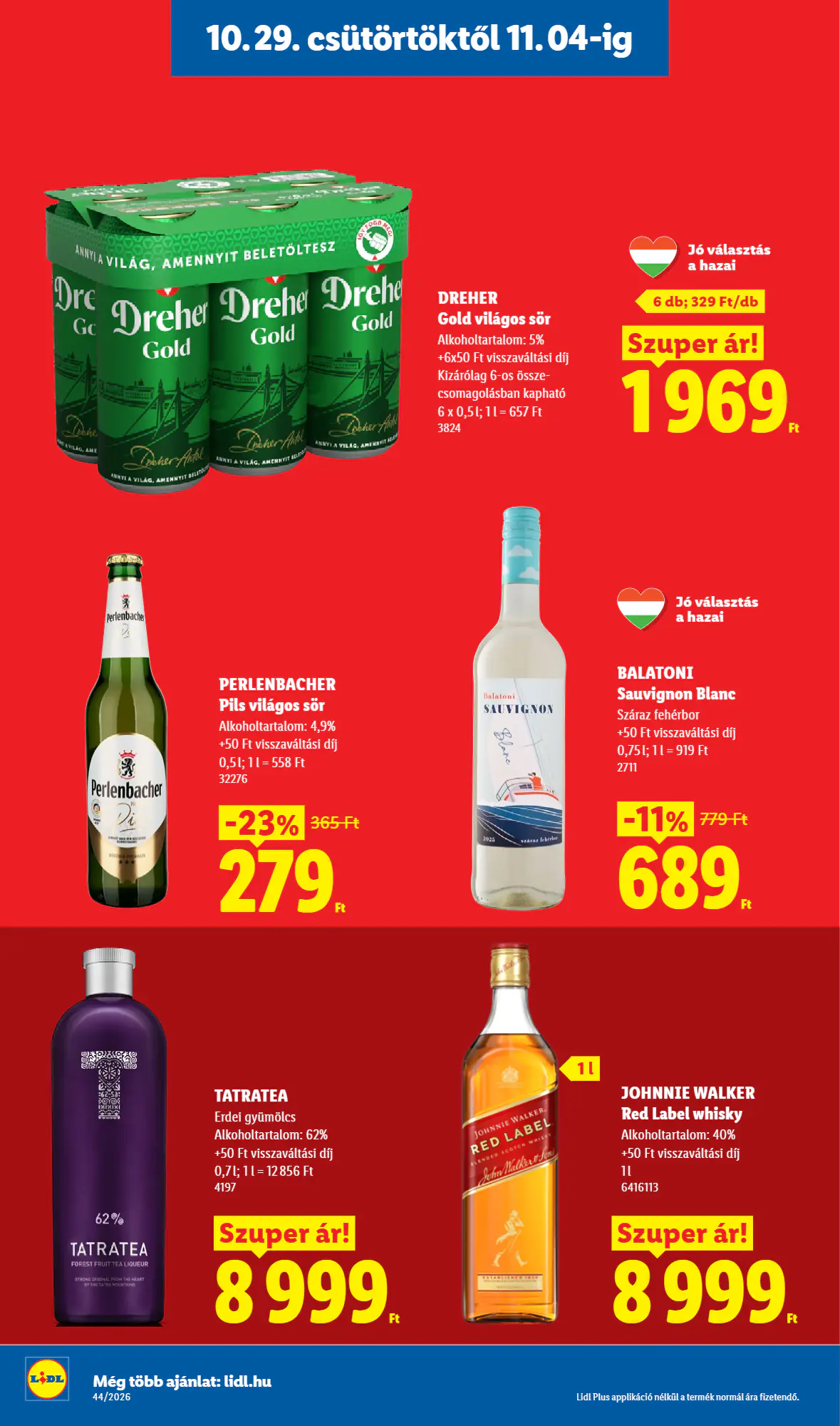 Lidl akciós újság 2026.10.29-től - 18. oldal.