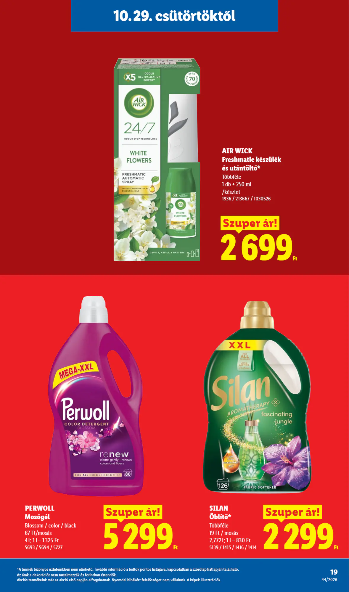 Lidl akciós újság 2026.10.29-től - 19. oldal.