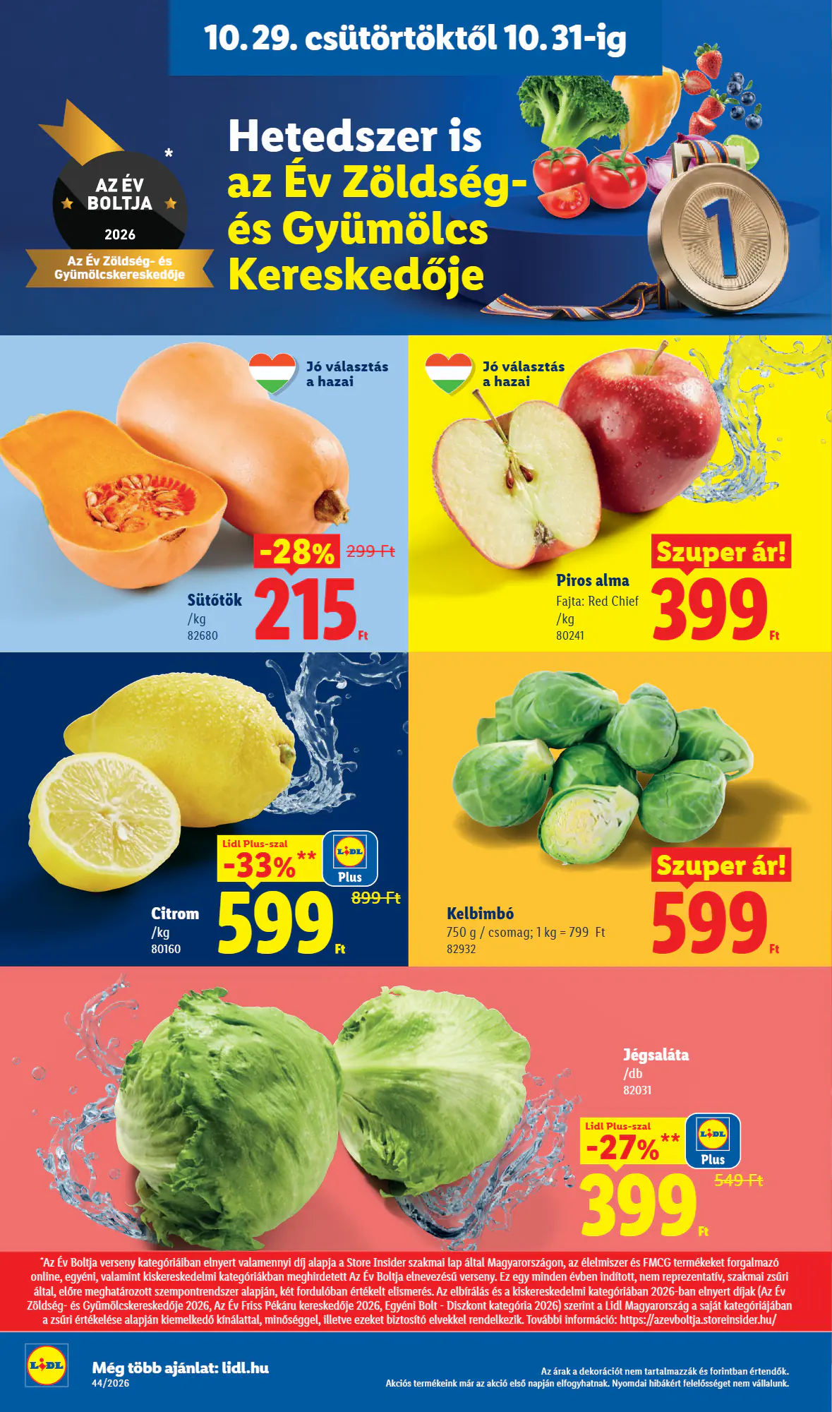 Lidl akciós újság 2026.10.29-től - 2. oldal.