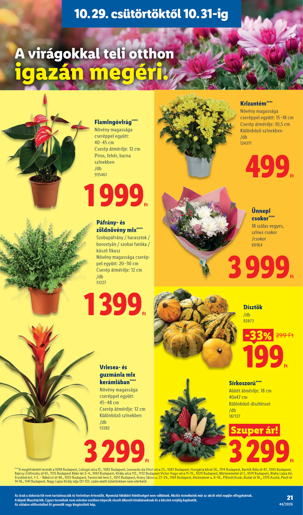 Lidl akciós újság 2026.10.29-től - 21. oldal.