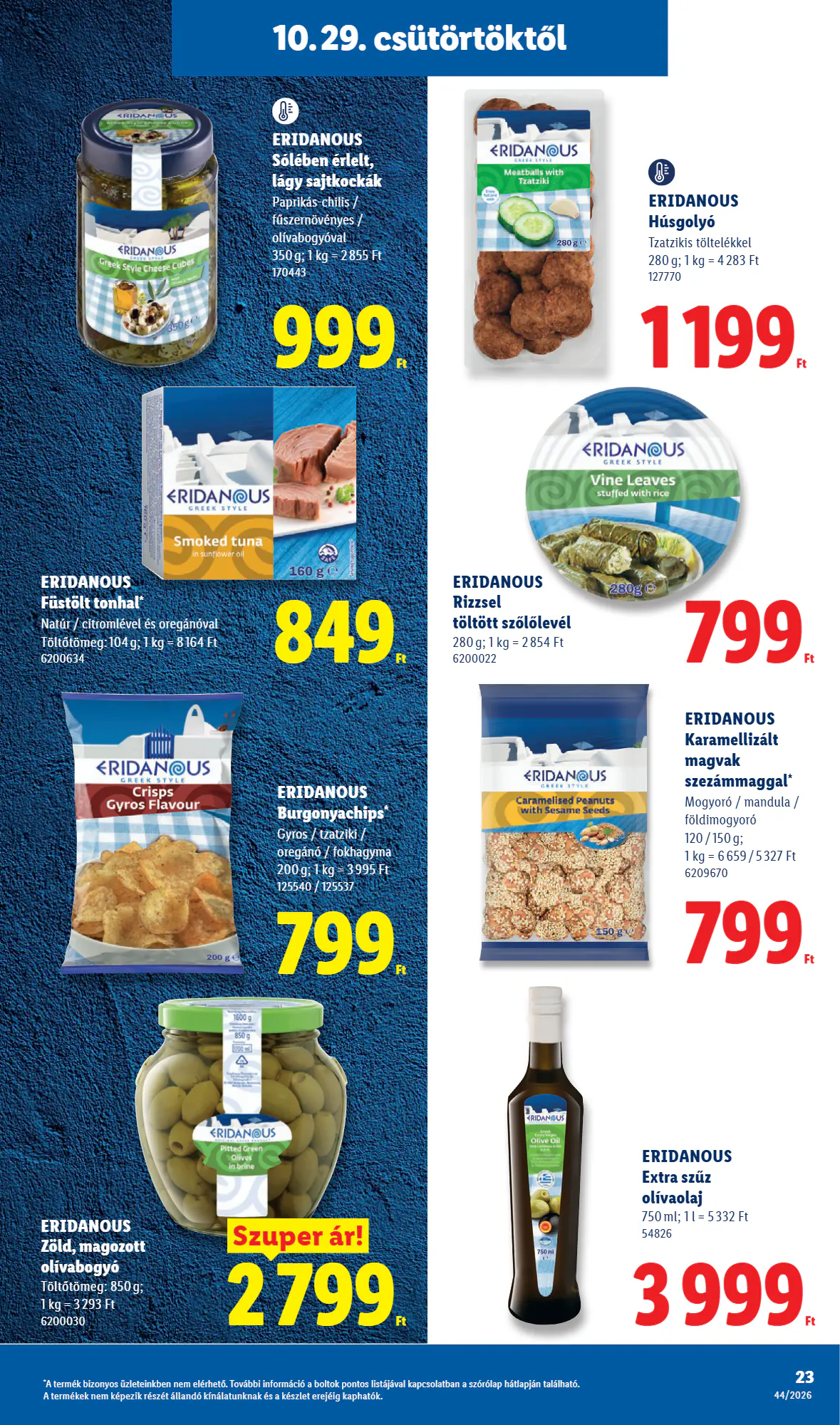 Lidl akciós újság 2026.10.29-től - 23. oldal.