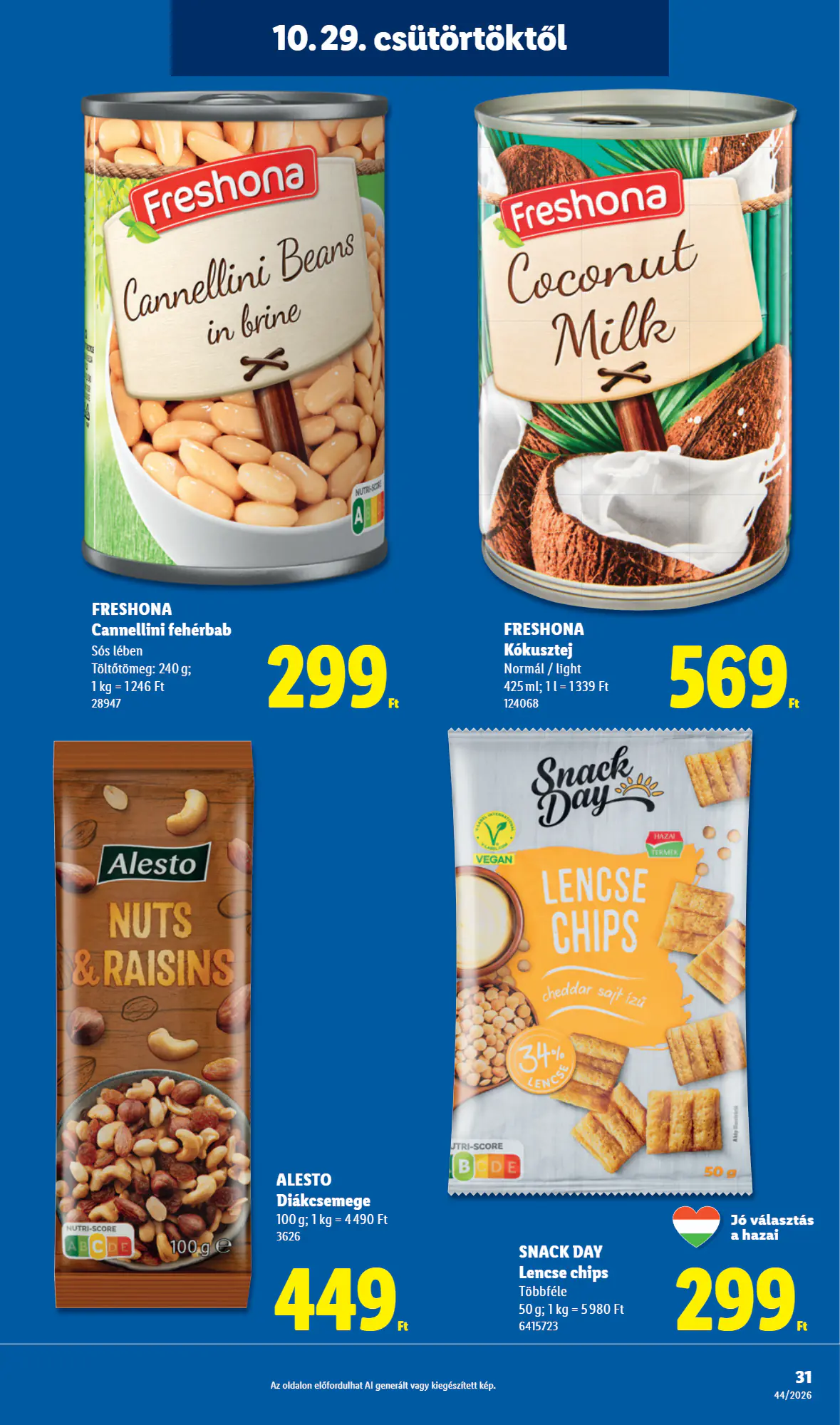 Lidl akciós újság 2026.10.29-től - 31. oldal.