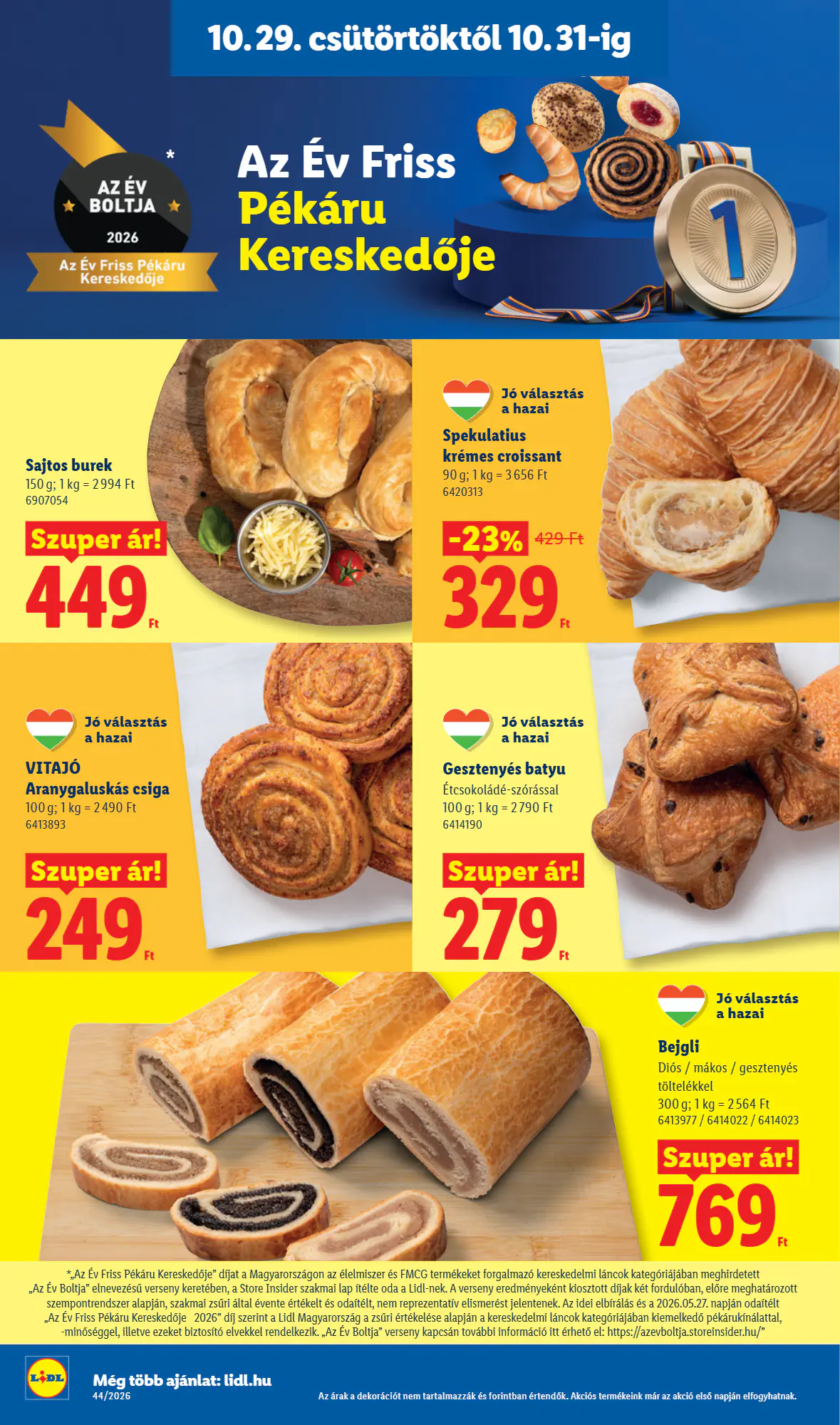 Lidl akciós újság 2026.10.29-től - 4. oldal.