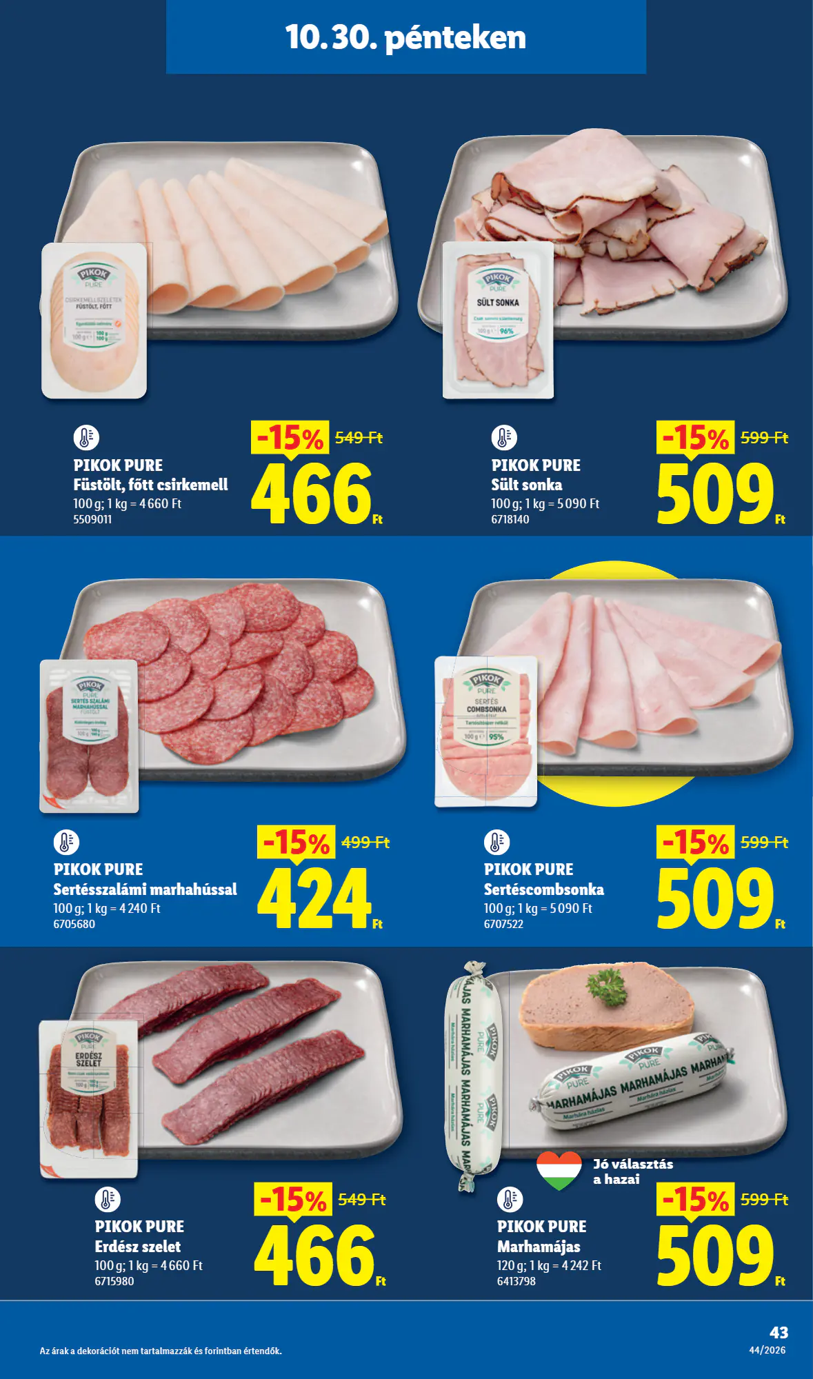 Lidl akciós újság 2026.10.29-től - 43. oldal.