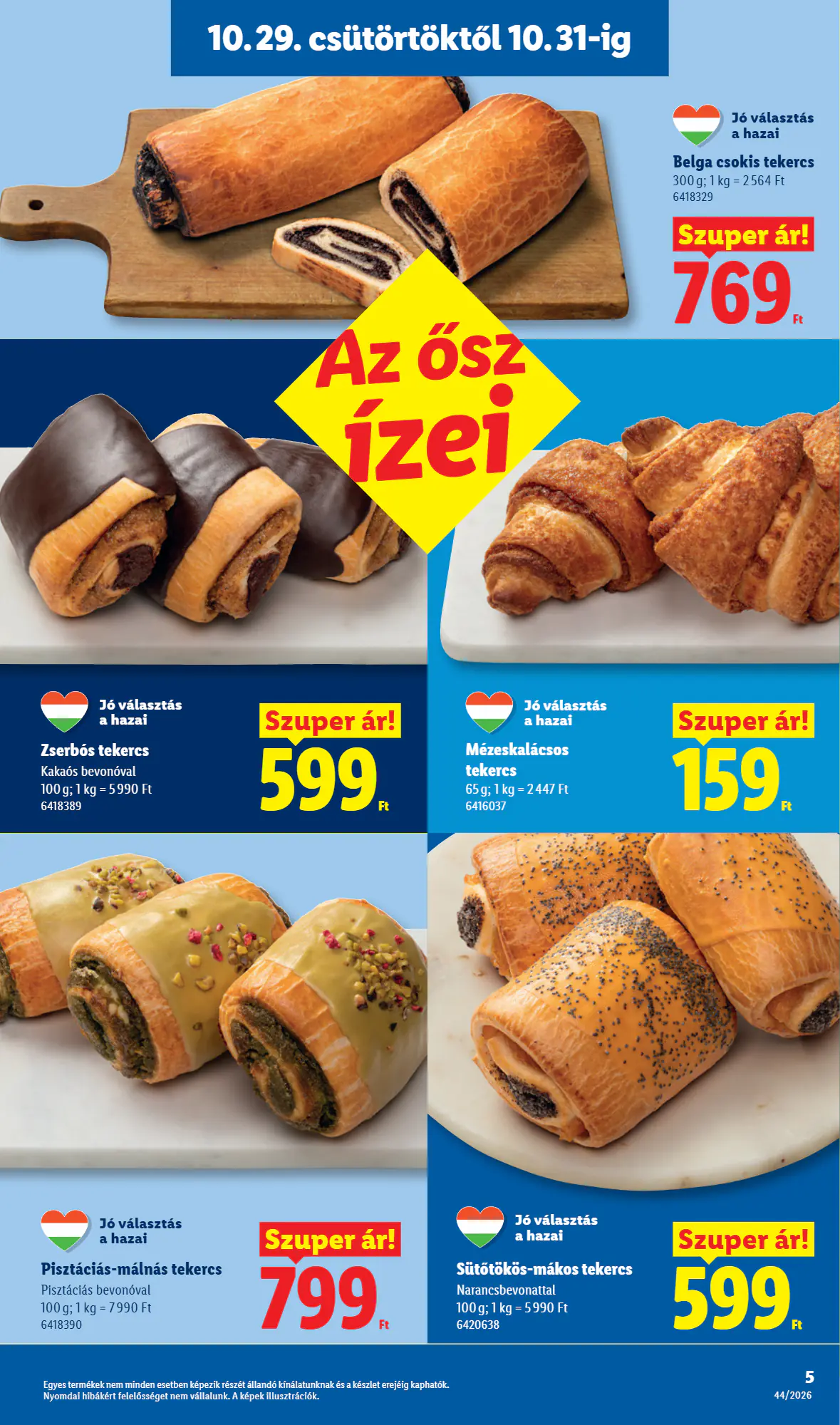 Lidl akciós újság 2026.10.29-től - 5. oldal.