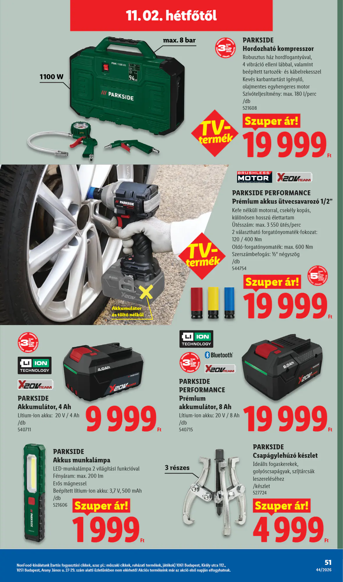 Lidl akciós újság 2026.10.29-től - 51. oldal.
