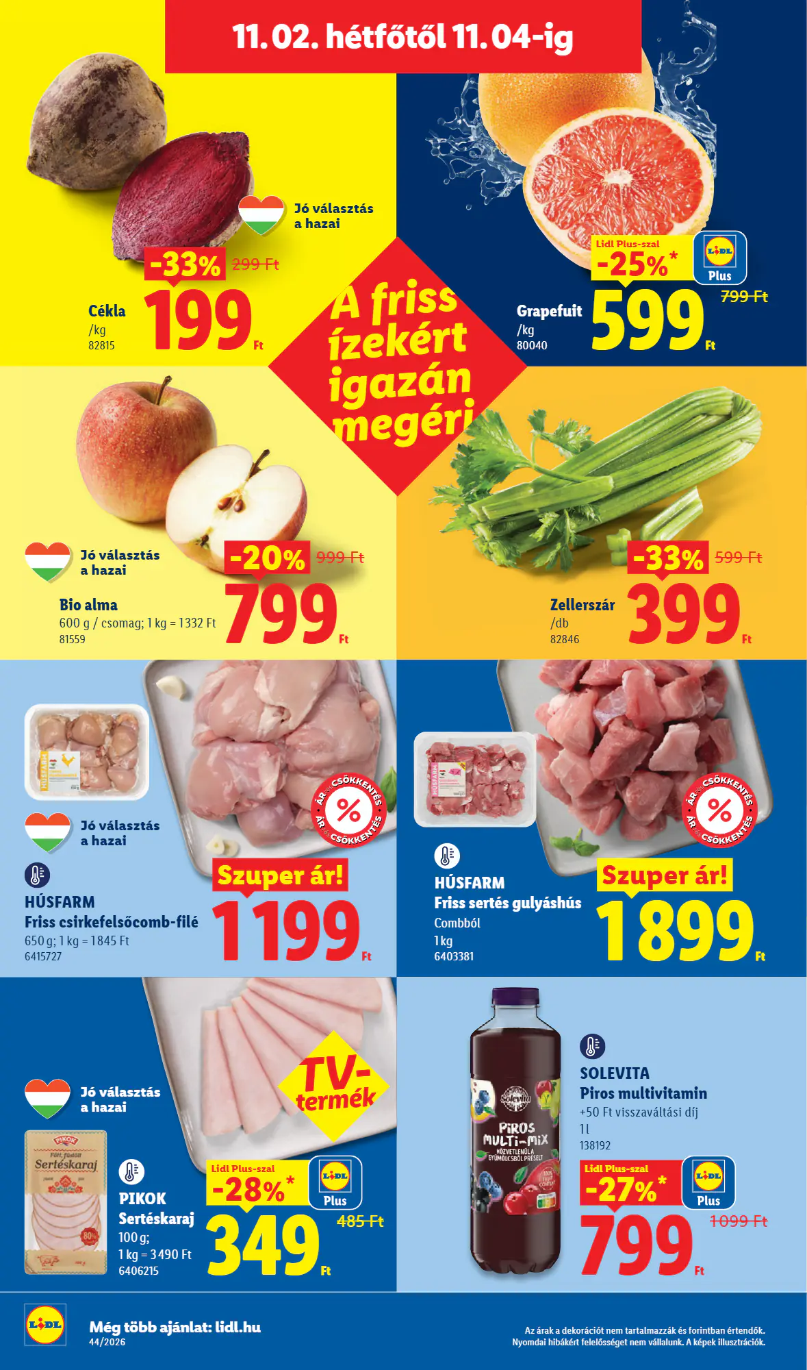 Lidl akciós újság 2026.10.29-től - 60. oldal.