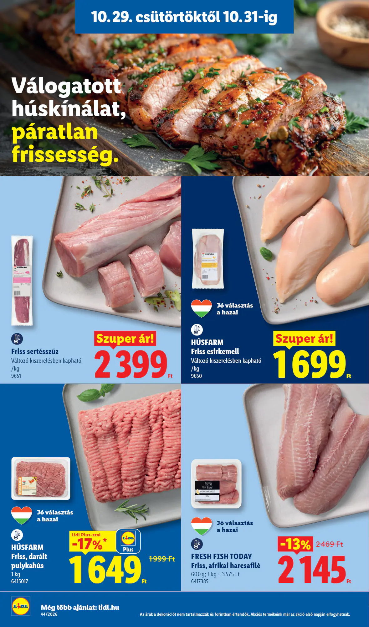 Lidl akciós újság 2026.10.29-től - 8. oldal.