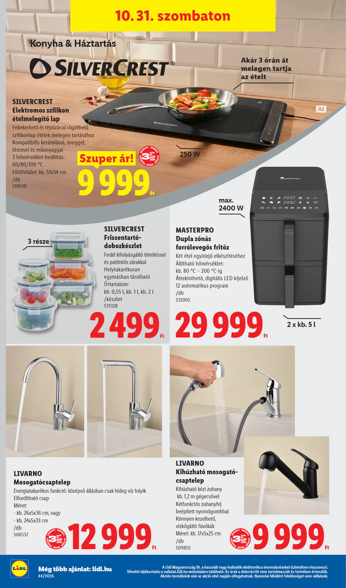 Lidl akciós újság 2026.10.29-től - 16. oldal.