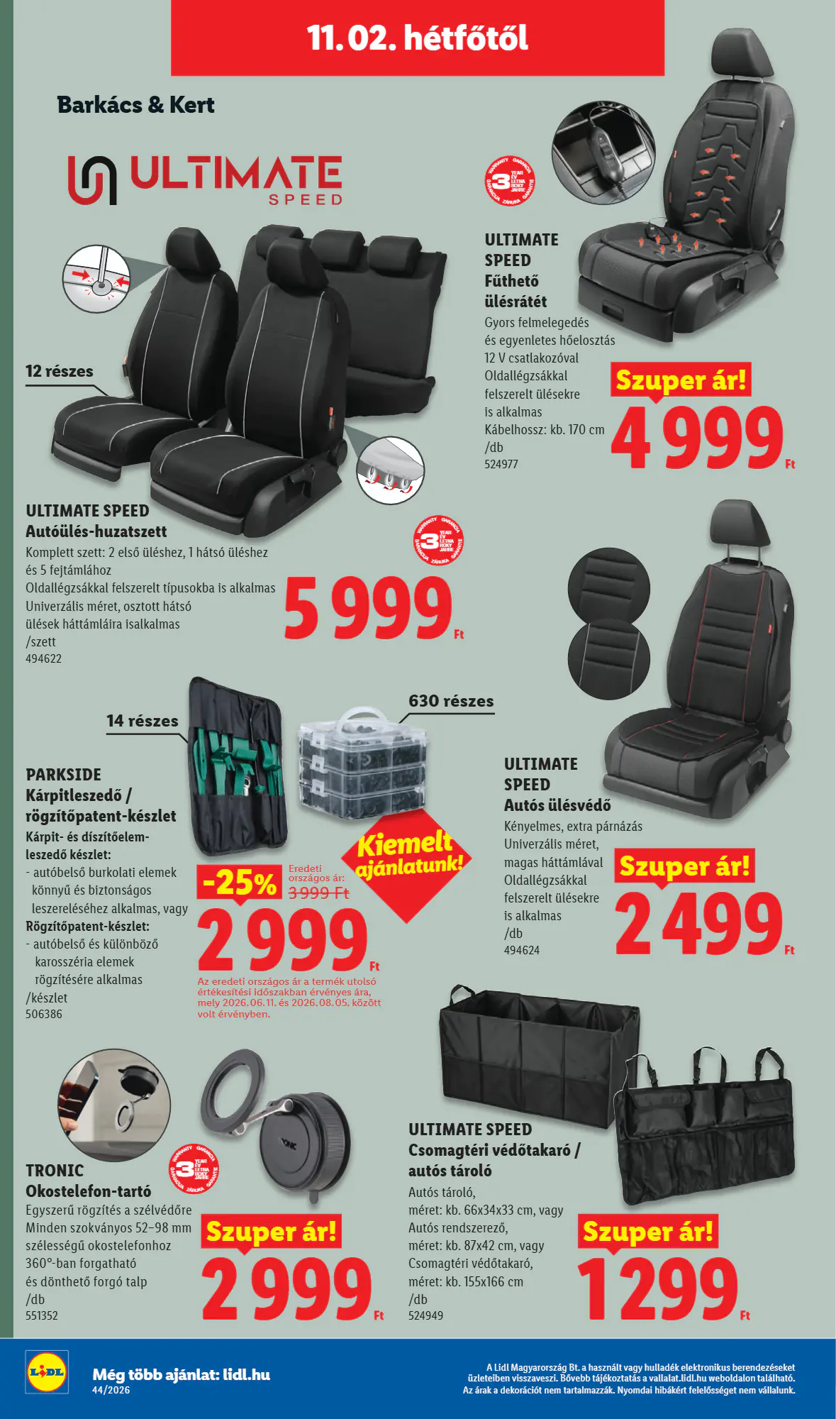 Lidl akciós újság 2026.10.29-től - 22. oldal.