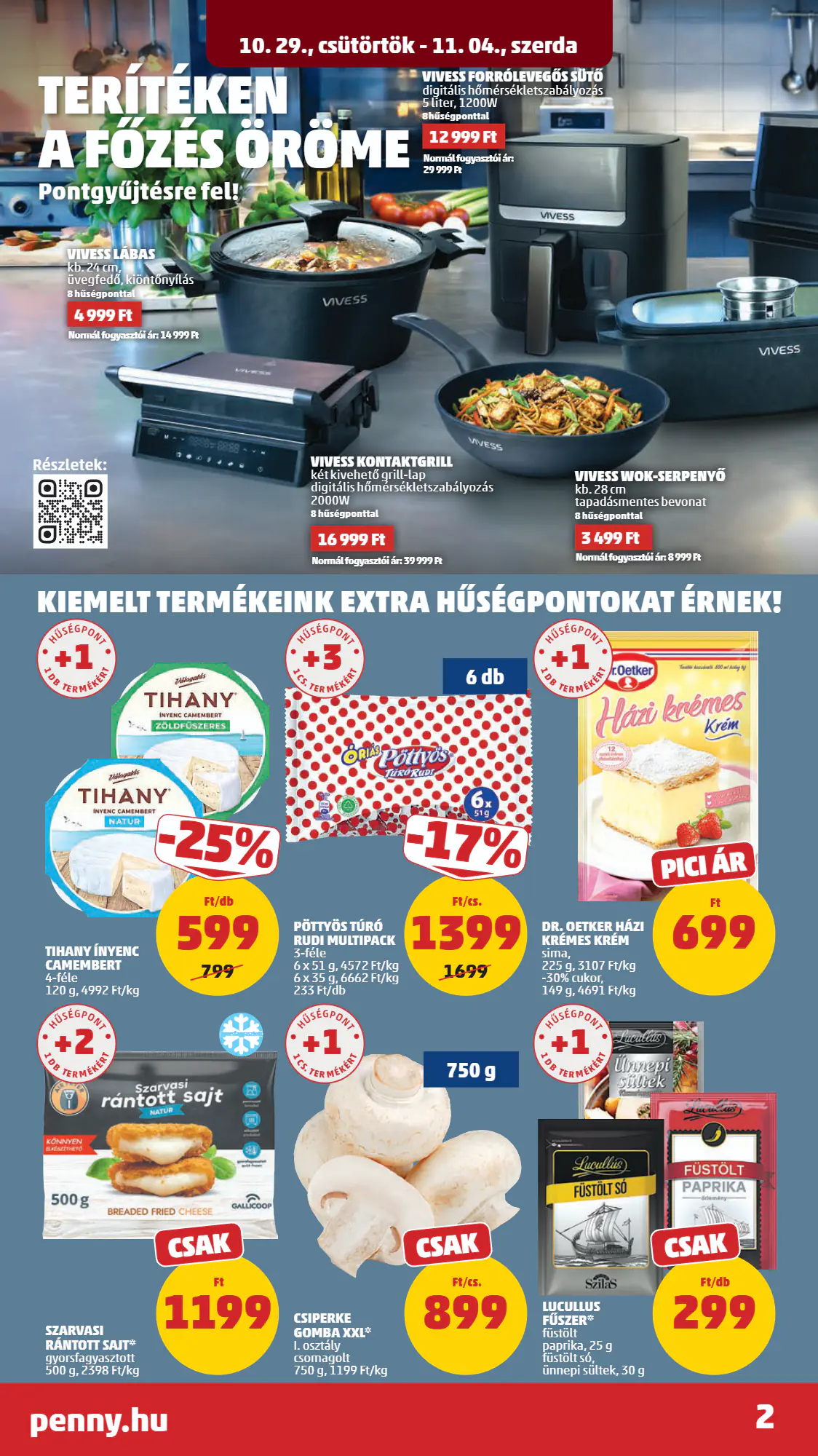 Penny Market akciós újság 2026.10.29-től - 2. oldal.