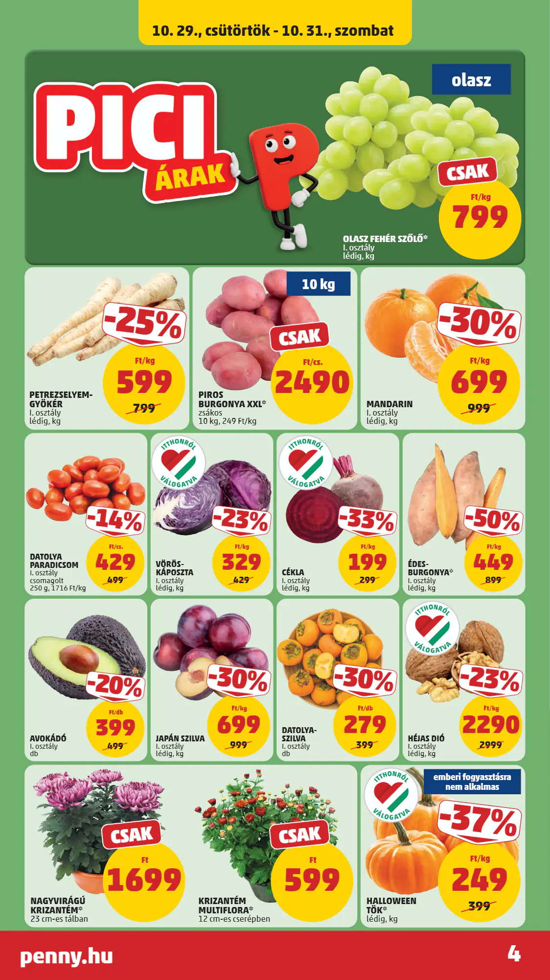 Penny Market akciós újság 2026.10.29-től - 6. oldal.