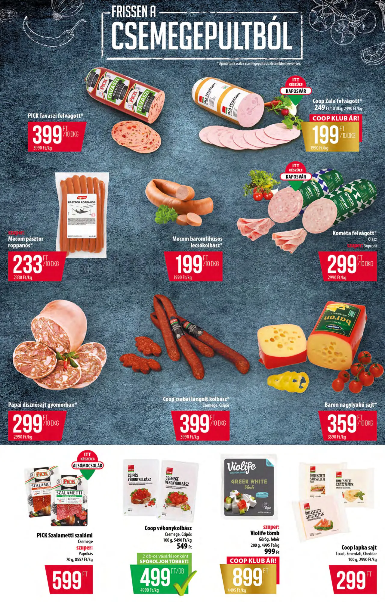 Coop akciós újság 2026.10.29-től - 2. oldal.
