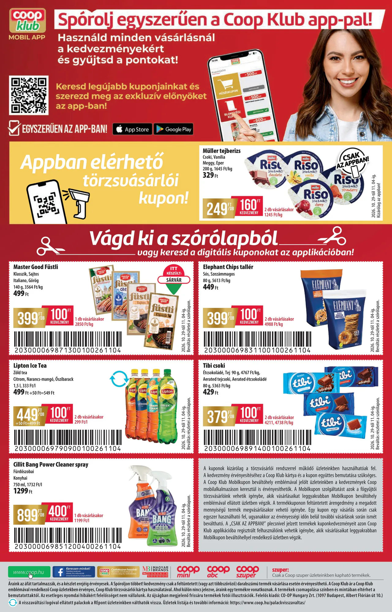 Coop akciós újság 2026.10.29-től - 16. oldal.