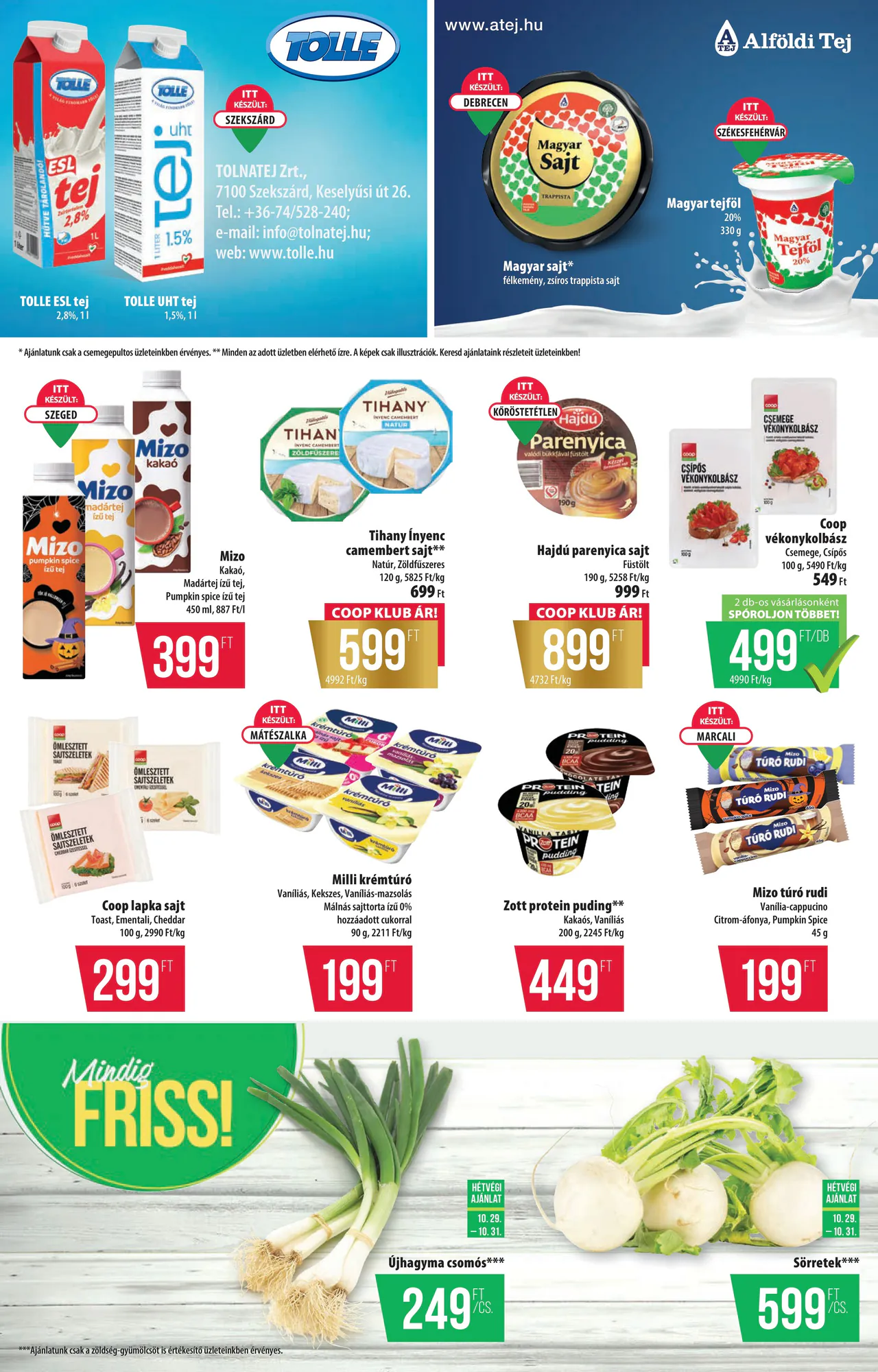 Coop akciós újság 2026.10.29-től - 4. oldal.