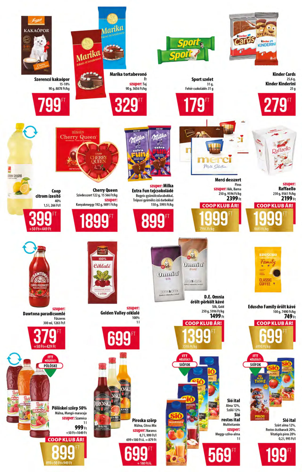 Coop akciós újság 2026.10.29-től - 9. oldal.