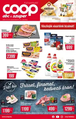 Coop akciós újság 2026.10.29-től