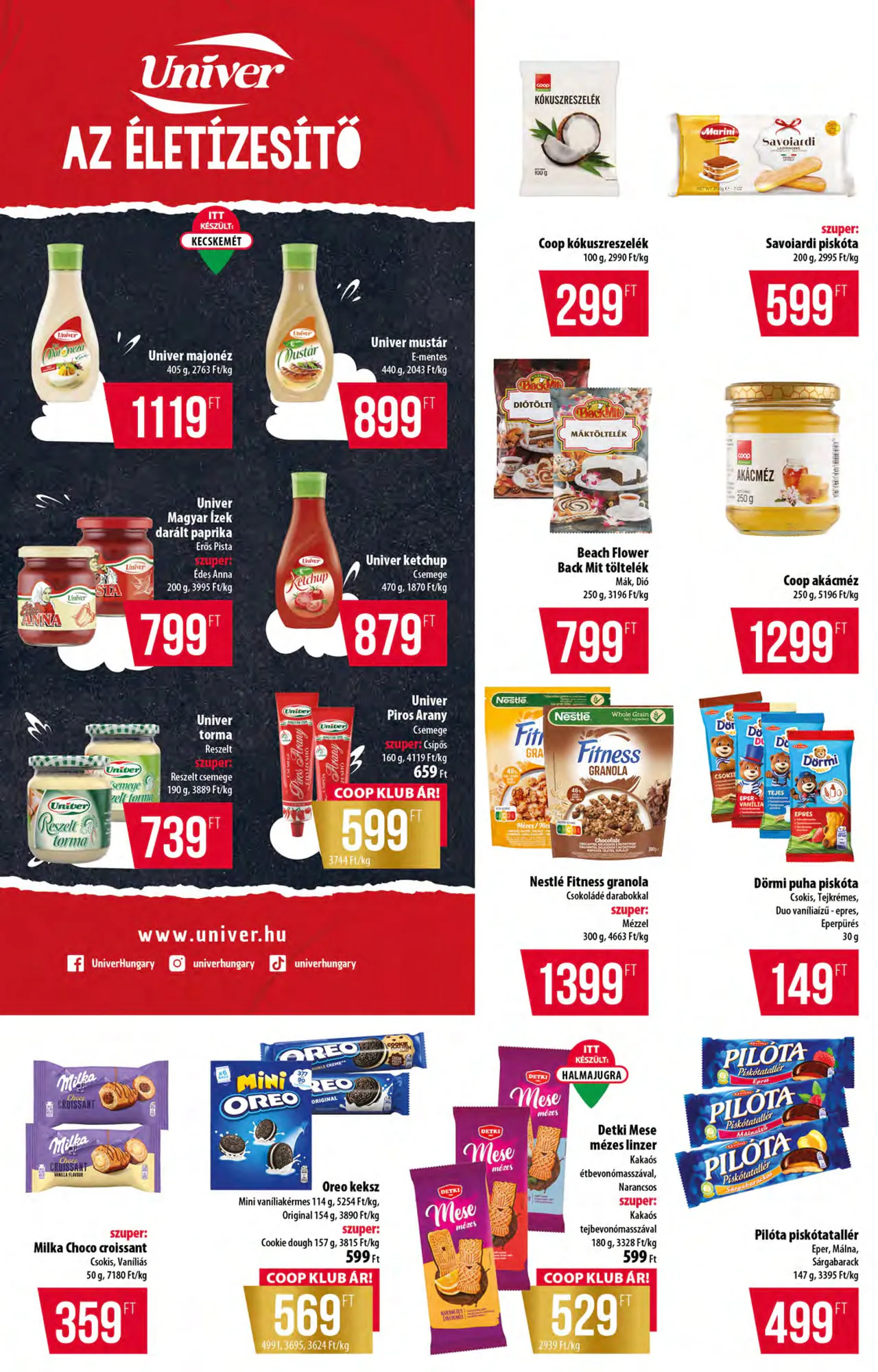 Coop akciós újság 2026.10.29-től - 8. oldal.
