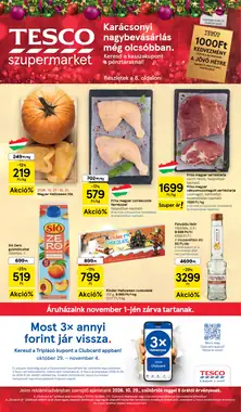 Tesco akciós újság 2026.10.29-től