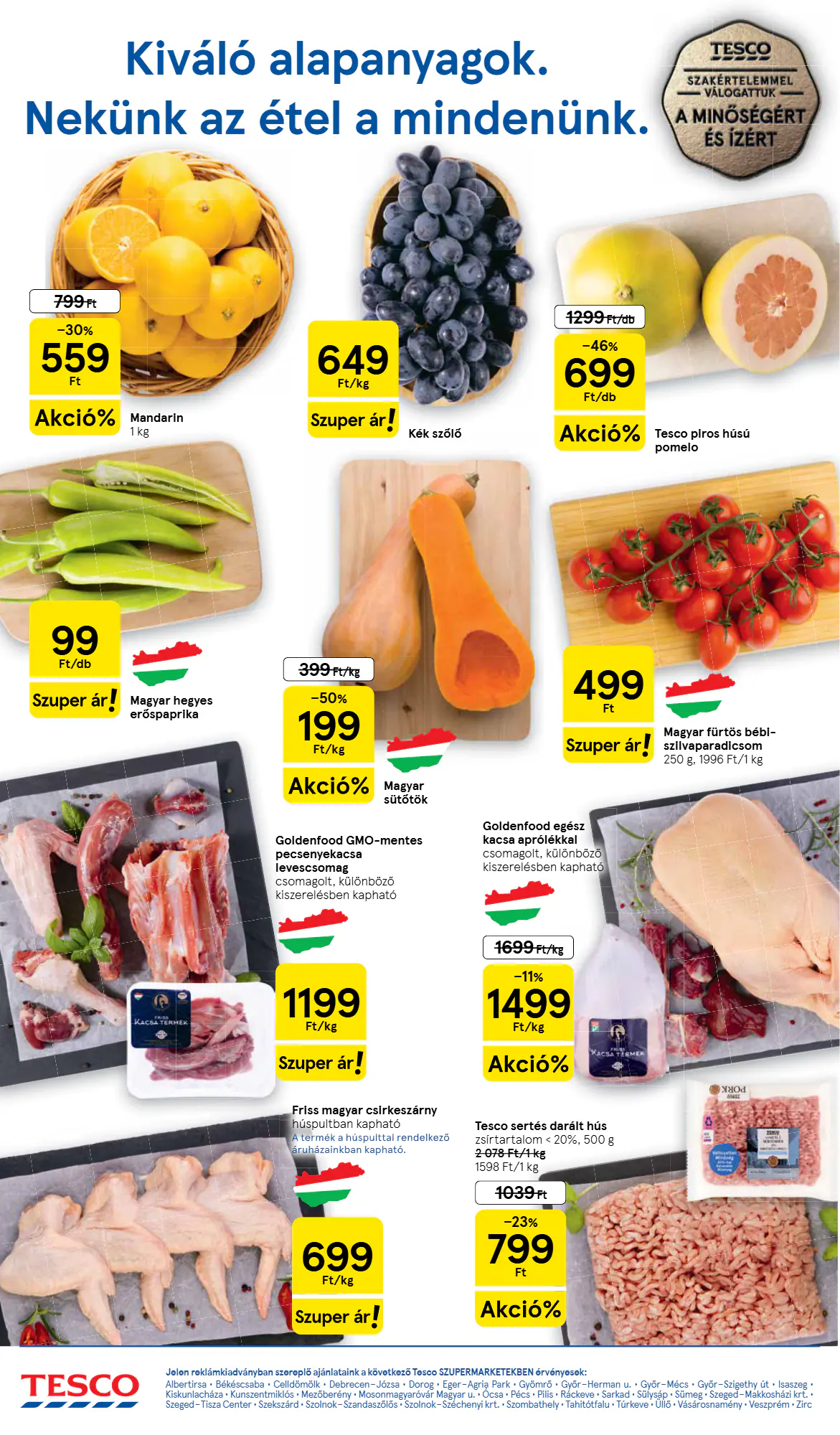 Tesco akciós újság 2026.10.29-től - 2. oldal.
