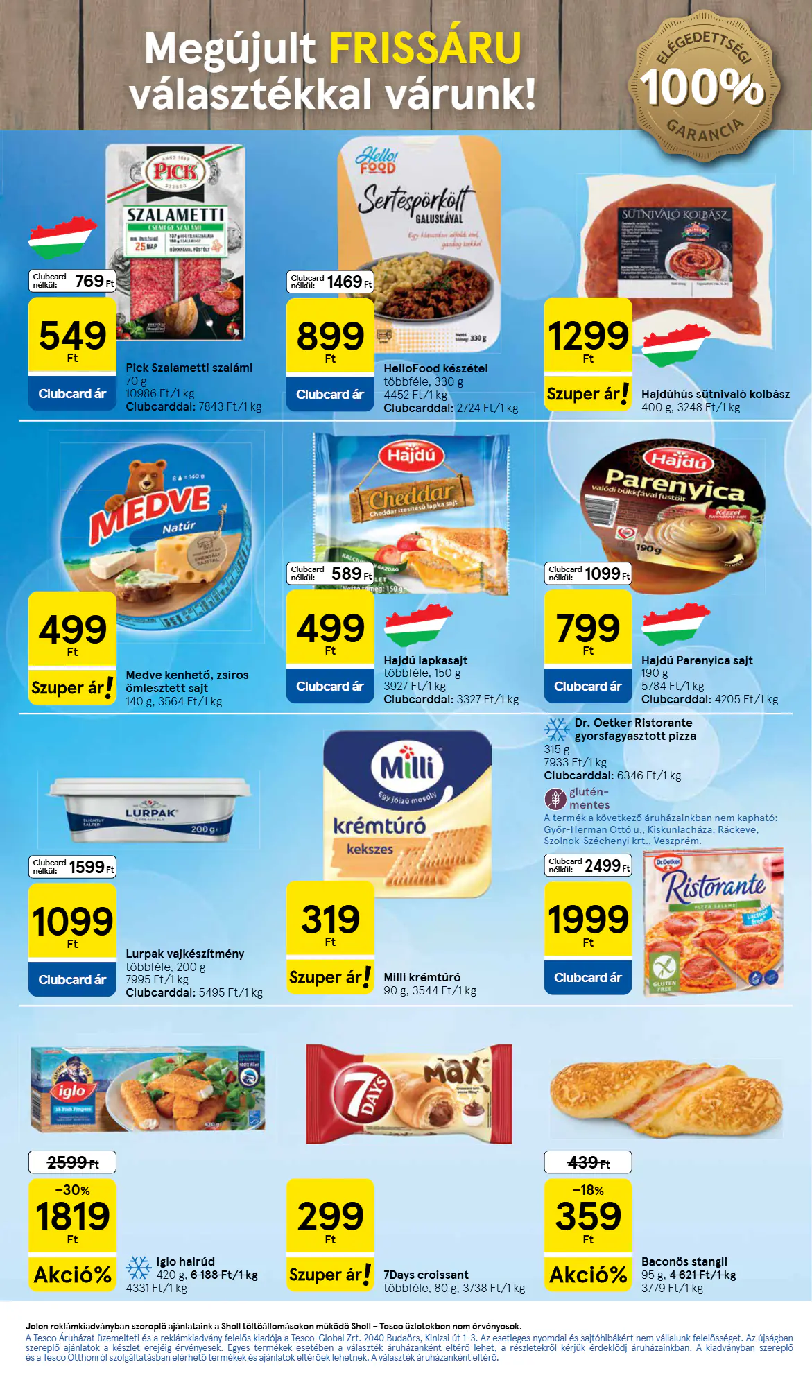 Tesco akciós újság 2026.10.29-től - 3. oldal.