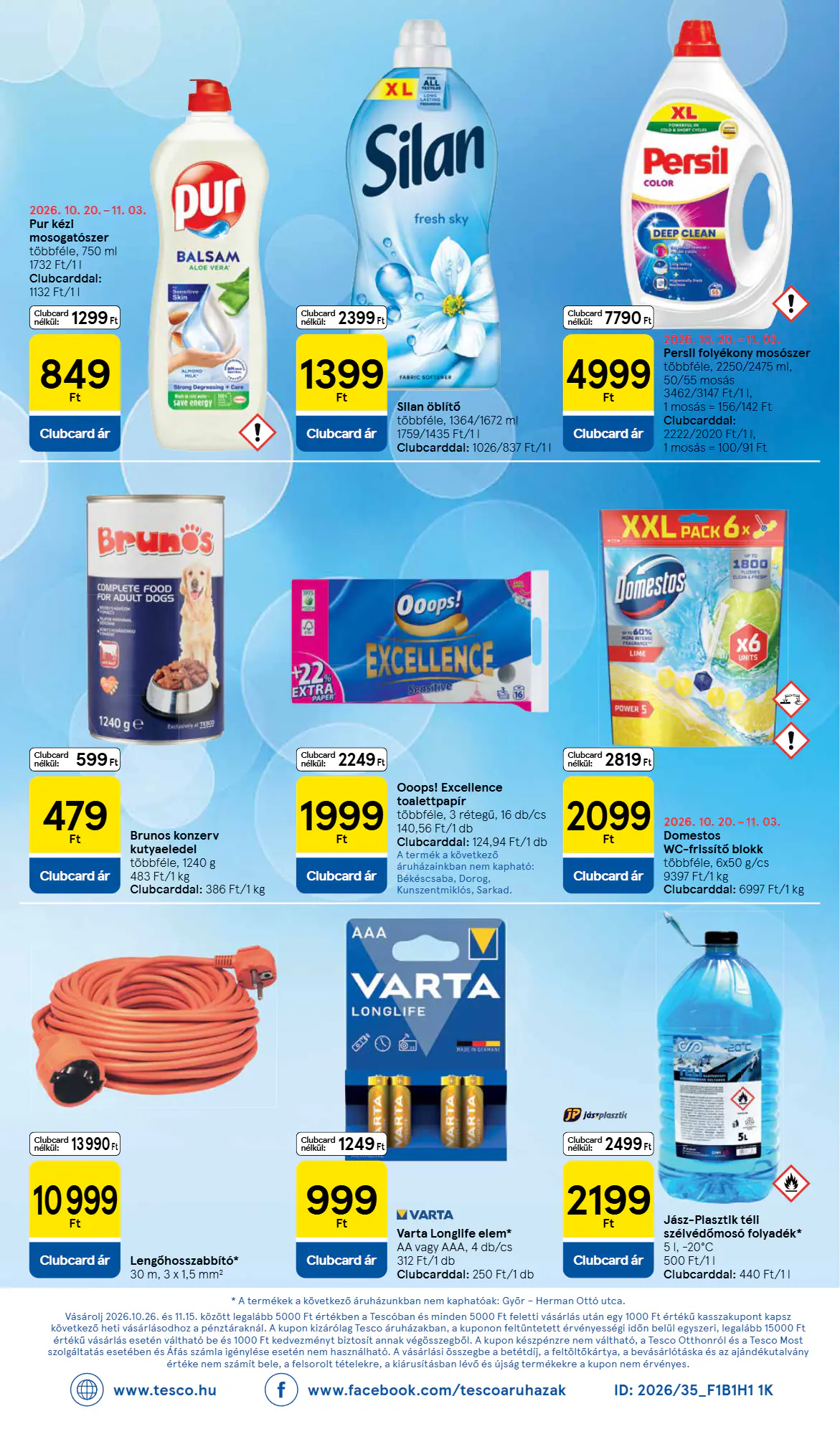 Tesco akciós újság 2026.10.29-től - 8. oldal.