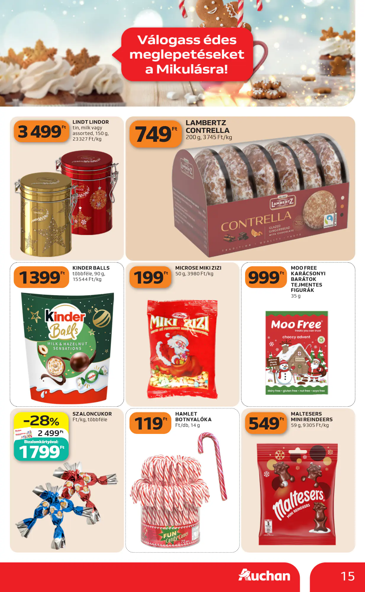 Auchan akciós újság 2026.10.29-től - 15. oldal.