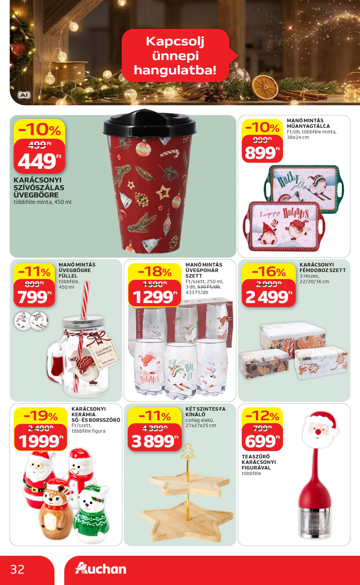 Auchan akciós újság 2026.10.29-től - 32. oldal.