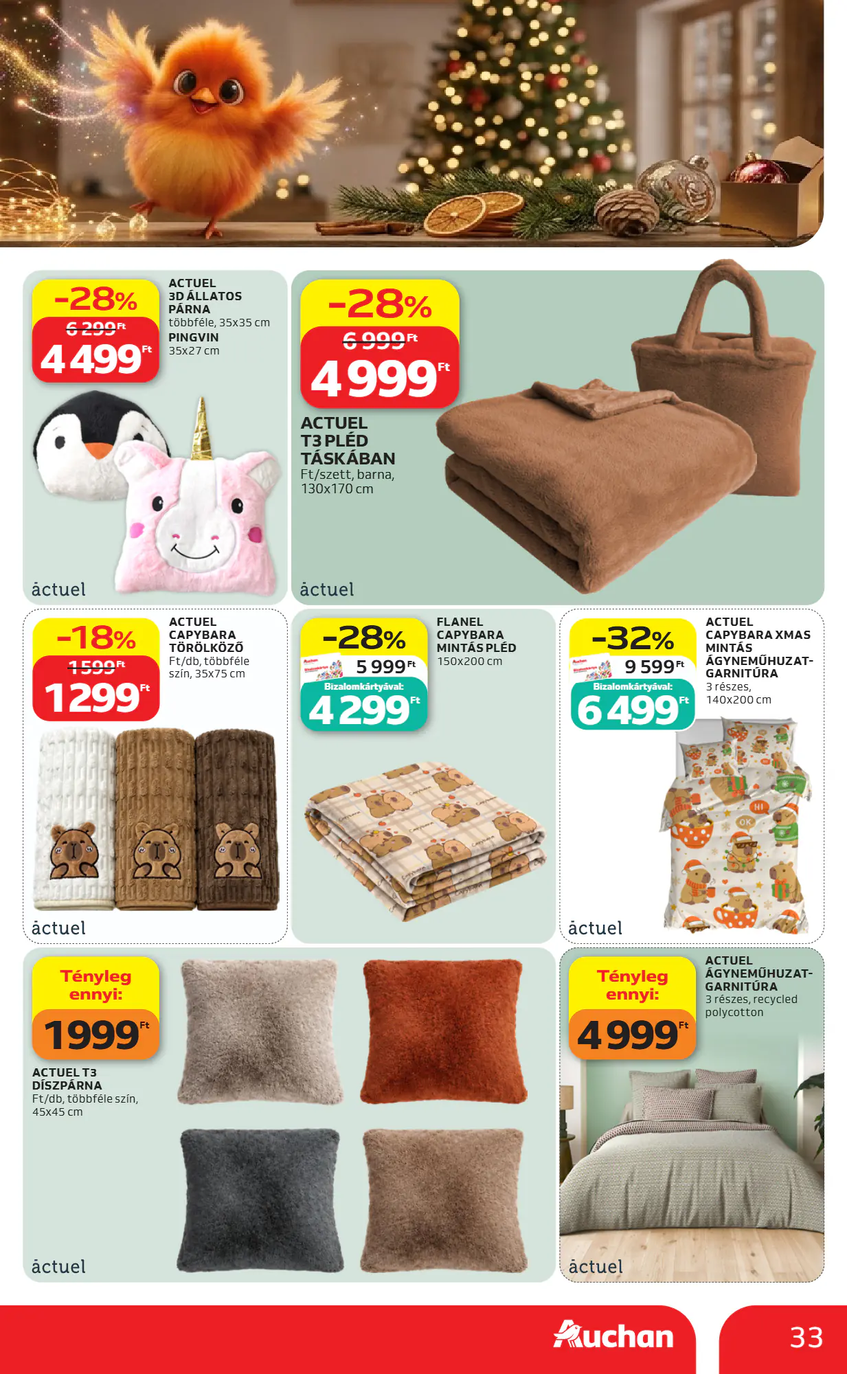 Auchan akciós újság 2026.10.29-től - 33. oldal.