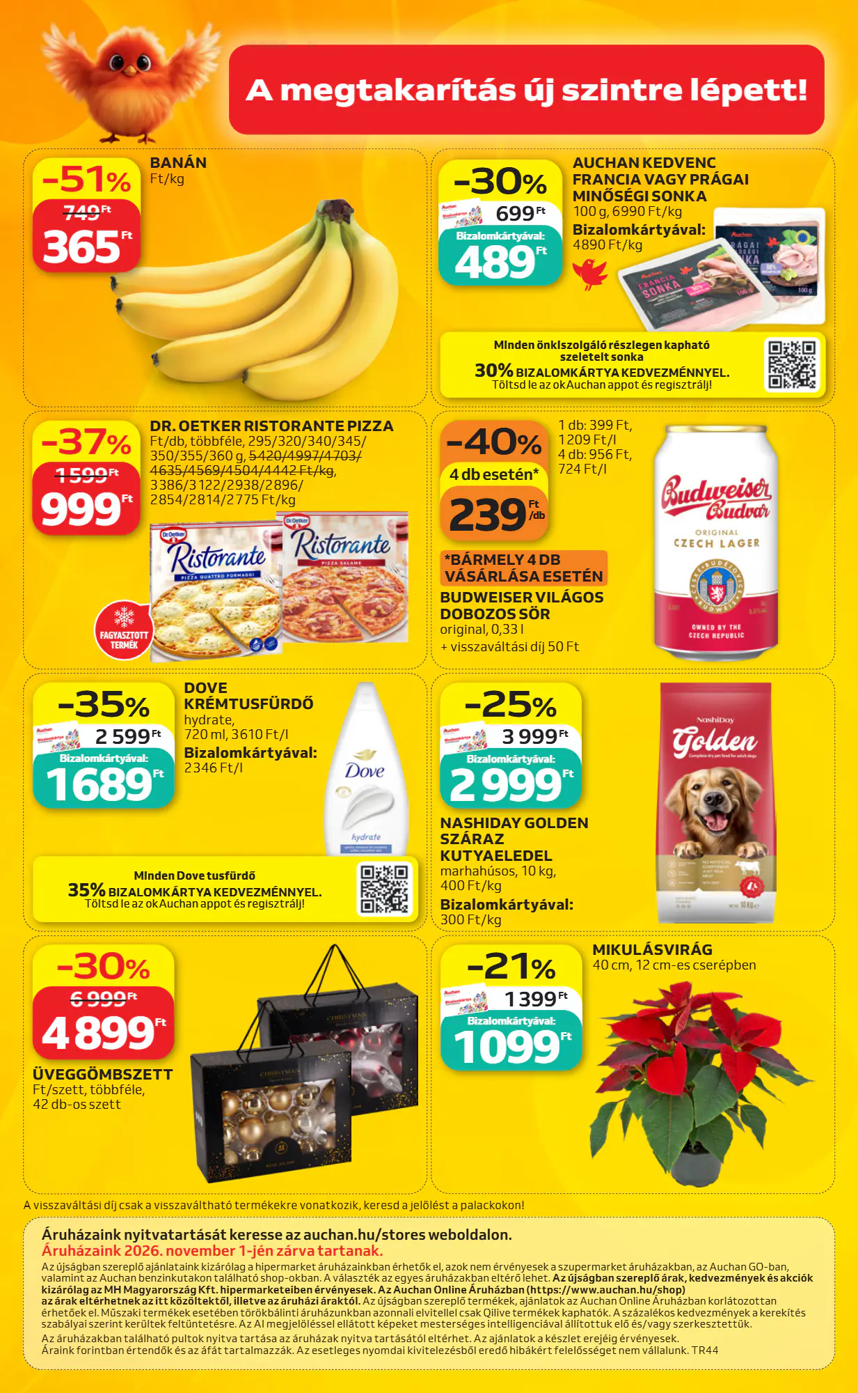 Auchan akciós újság 2026.10.29-től - 44. oldal.