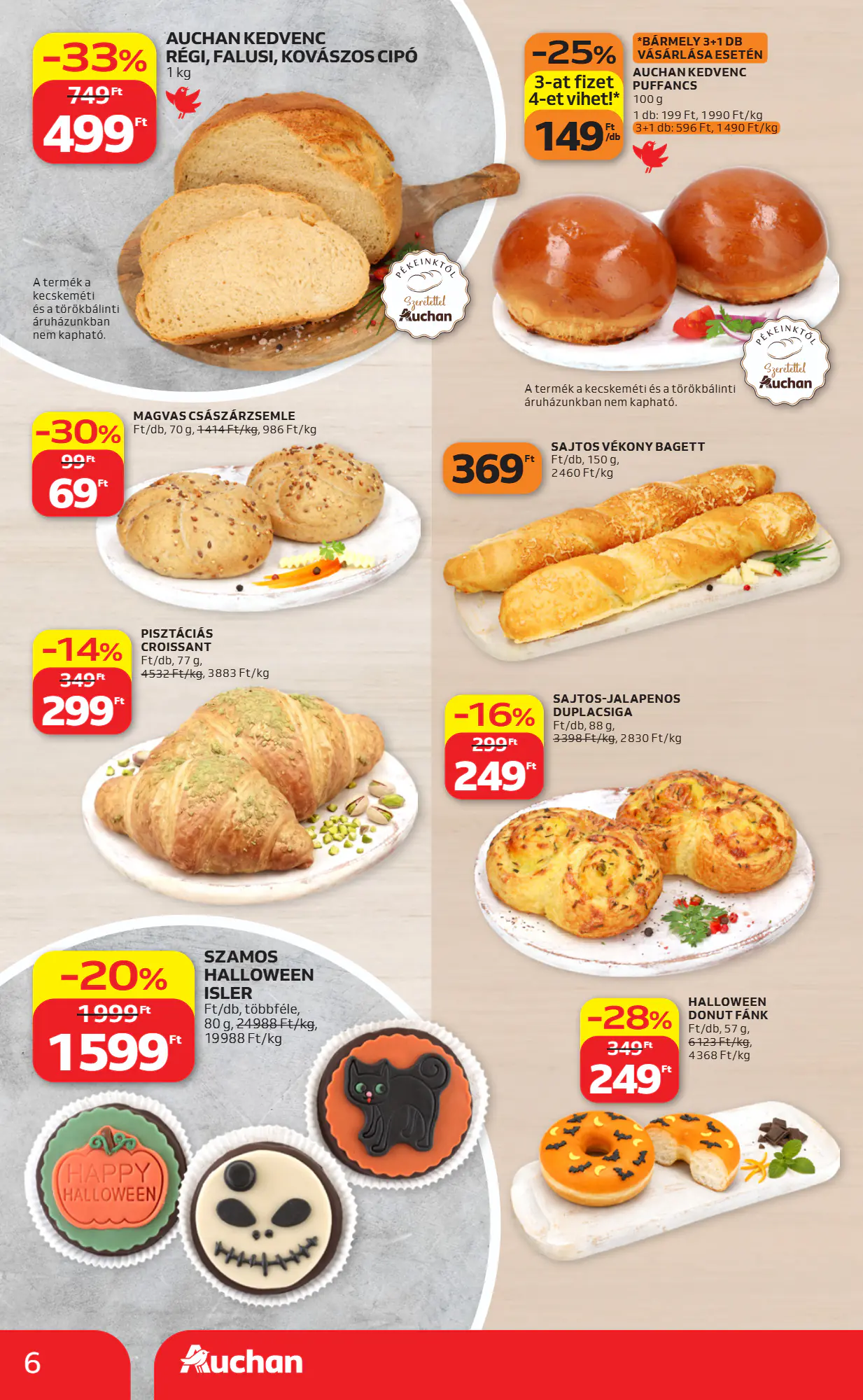 Auchan akciós újság 2026.10.29-től - 6. oldal.