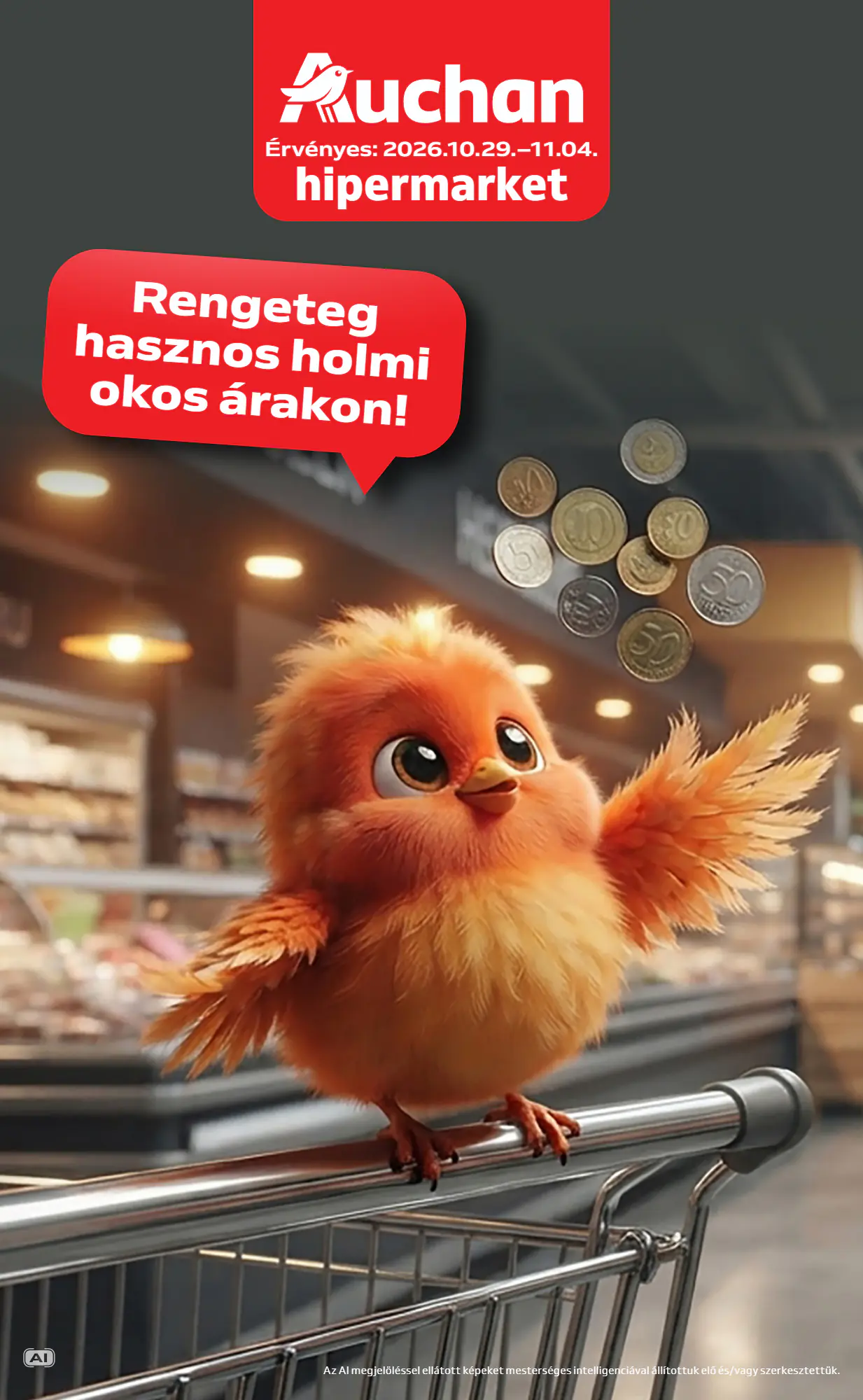Auchan akciós újság 2026.10.29-től - 1. oldal.