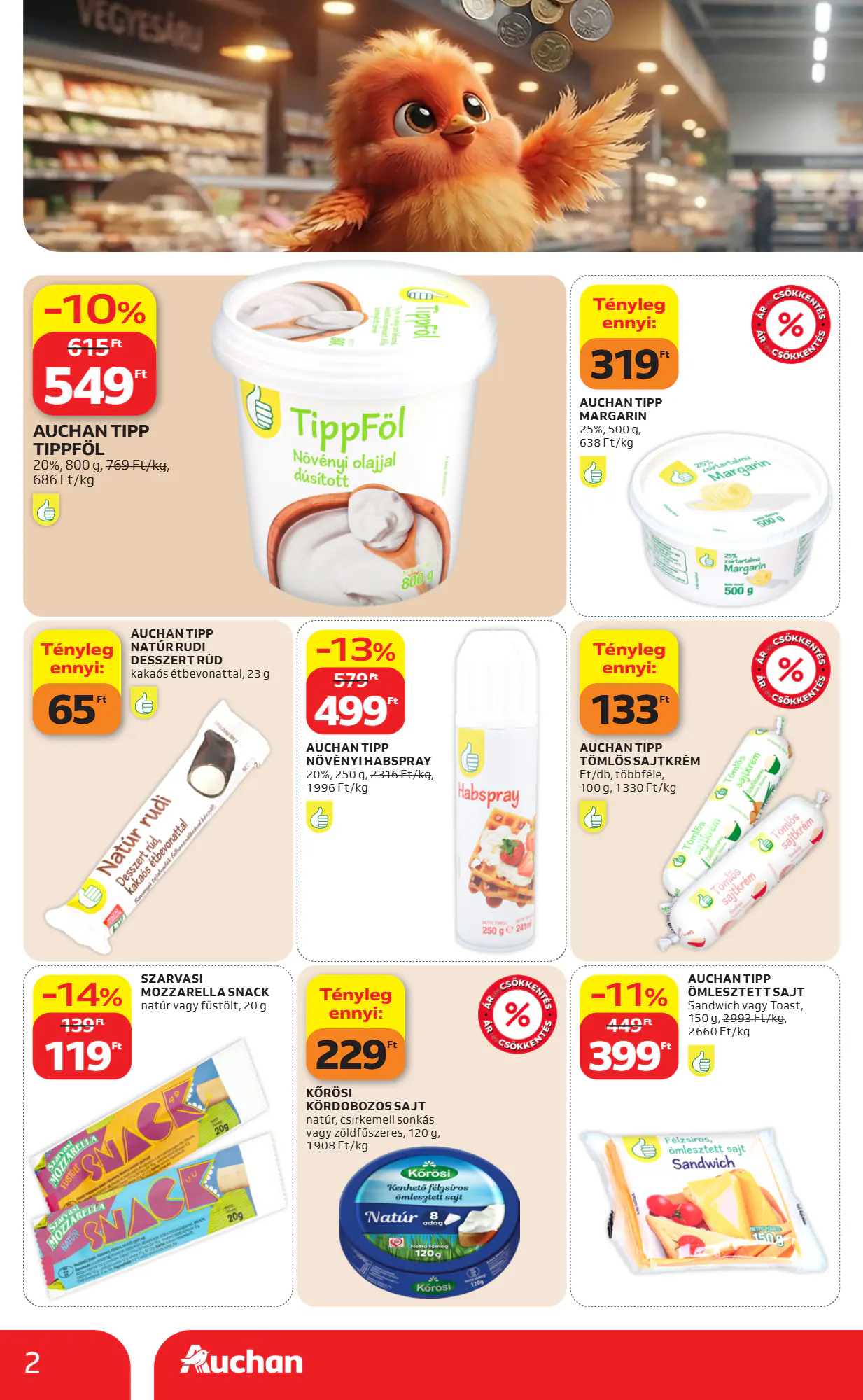 Auchan akciós újság 2026.10.29-től - 2. oldal.