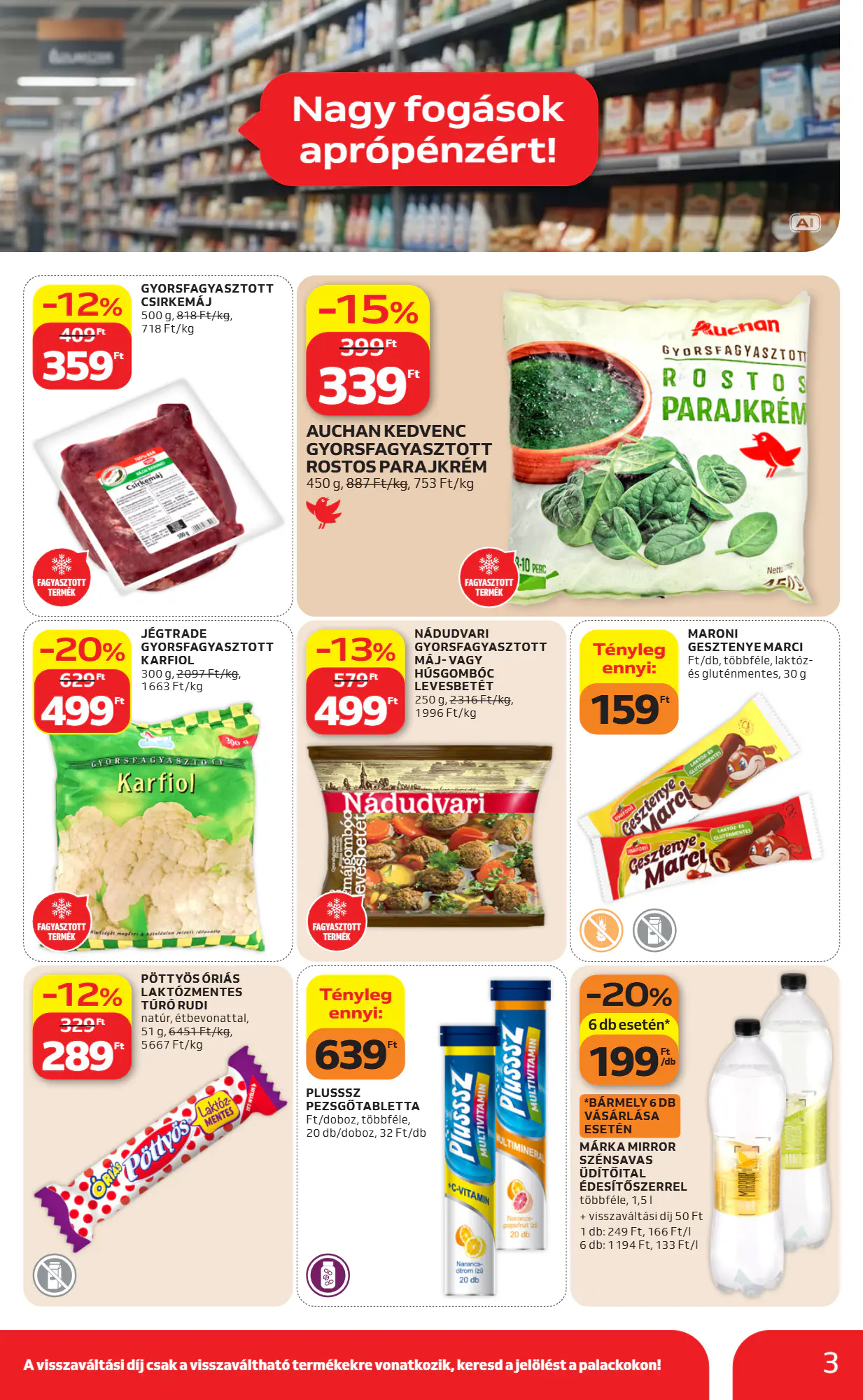 Auchan akciós újság 2026.10.29-től - 3. oldal.
