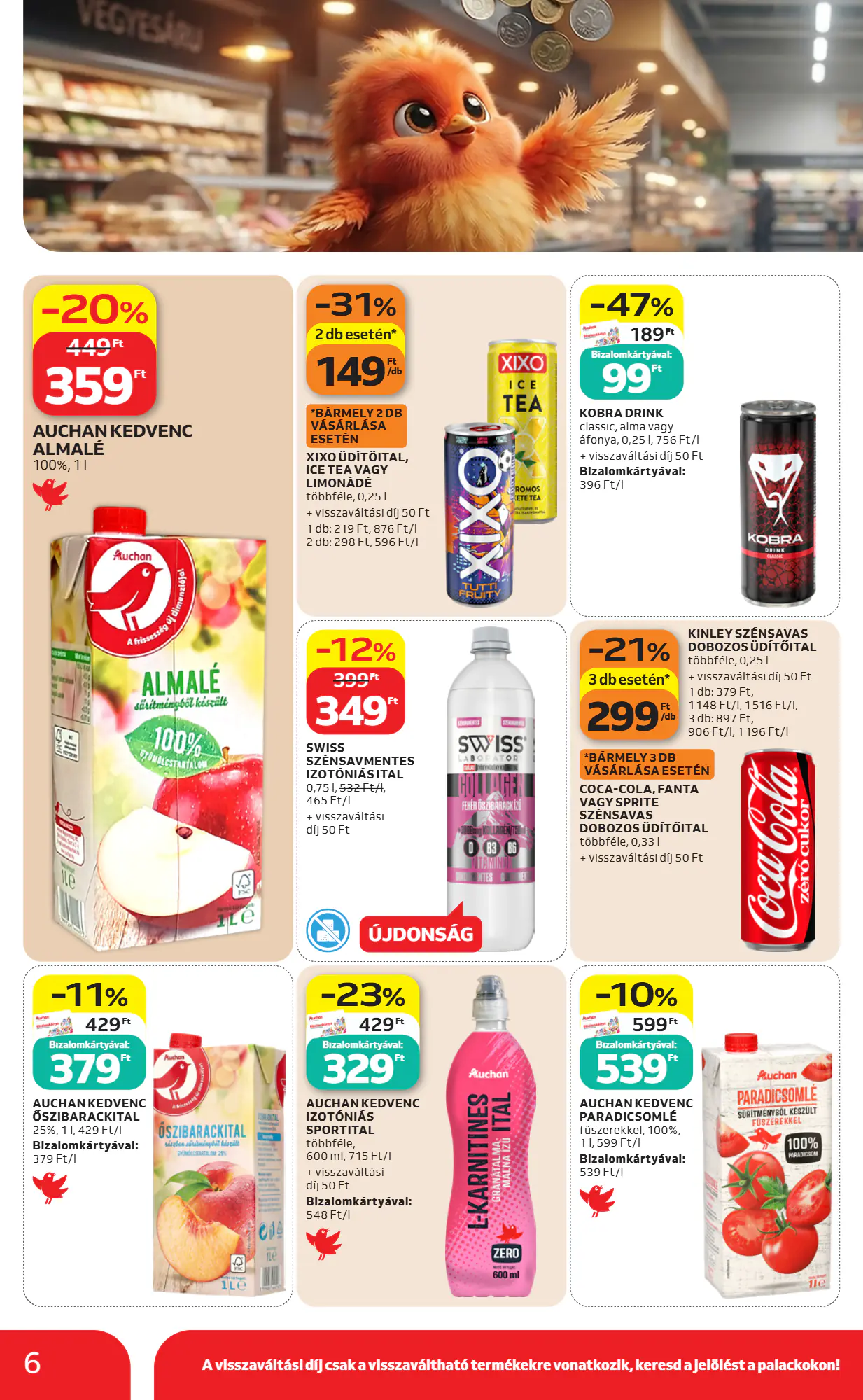 Auchan akciós újság 2026.10.29-től - 6. oldal.