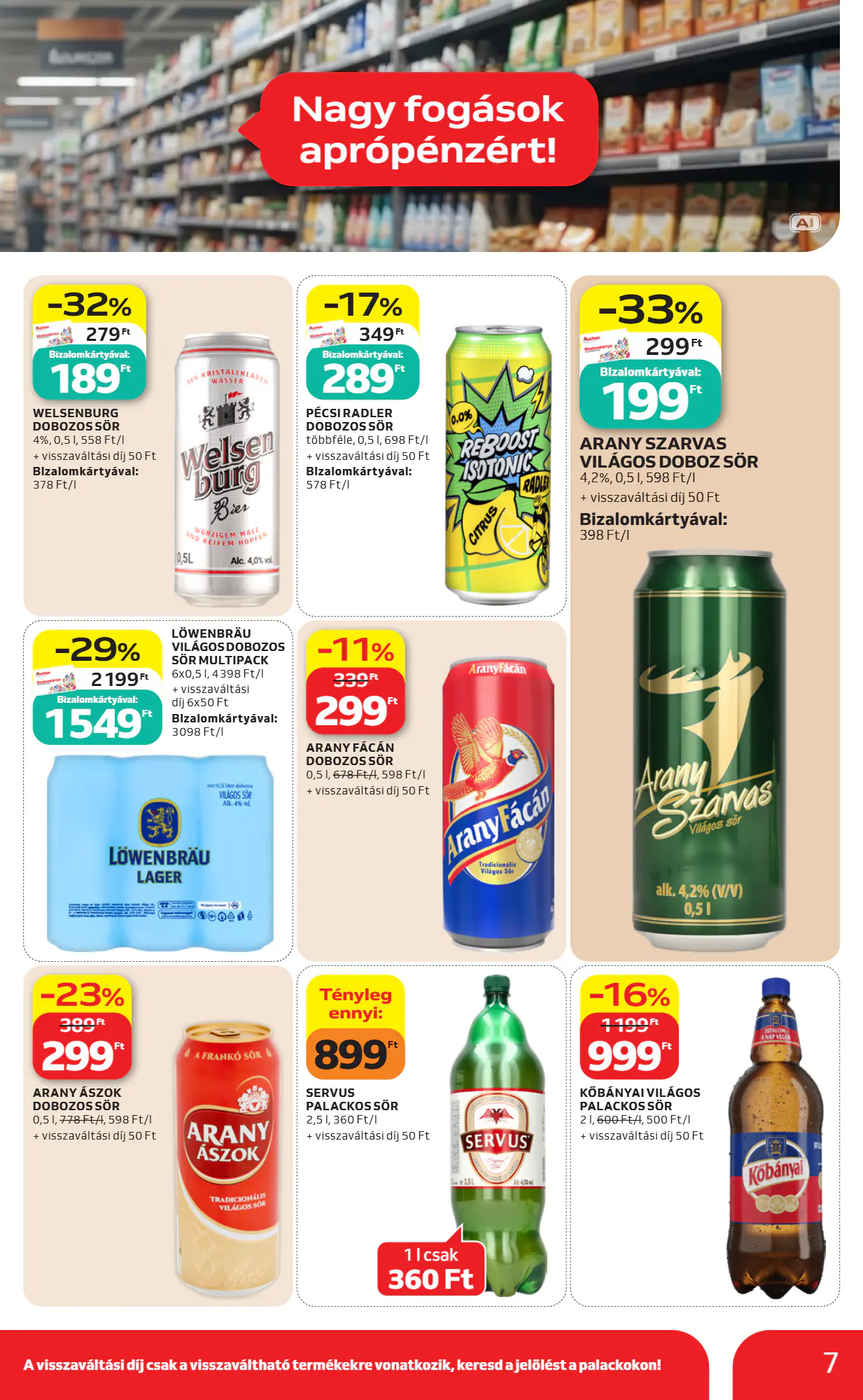 Auchan akciós újság 2026.10.29-től - 7. oldal.
