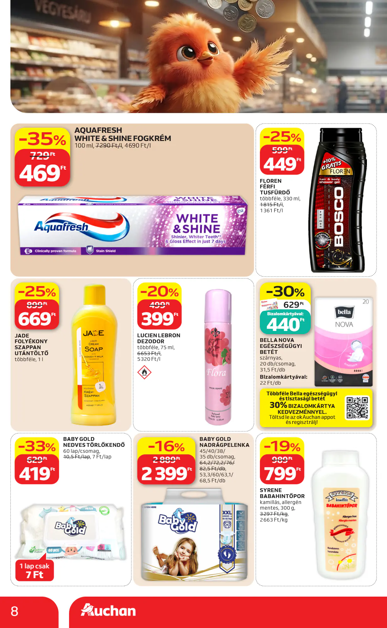 Auchan akciós újság 2026.10.29-től - 8. oldal.