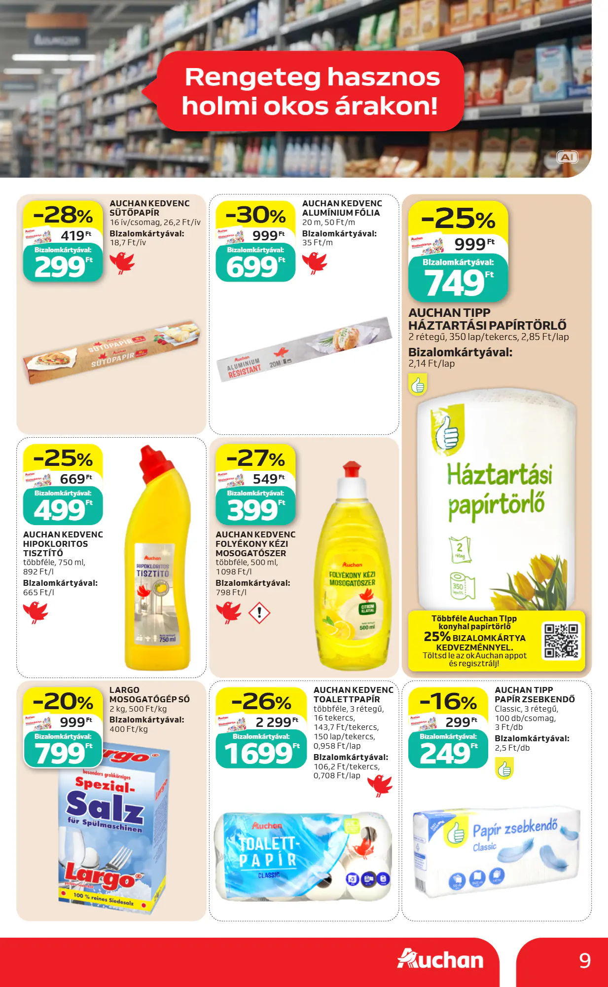 Auchan akciós újság 2026.10.29-től - 9. oldal.
