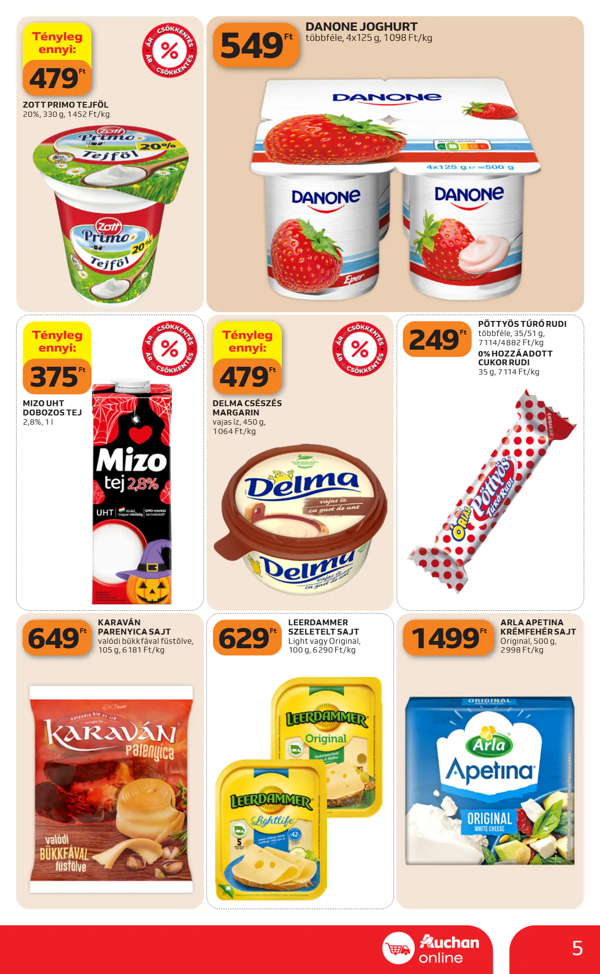 Auchan akciós újság 2026.10.29-től - 5. oldal.