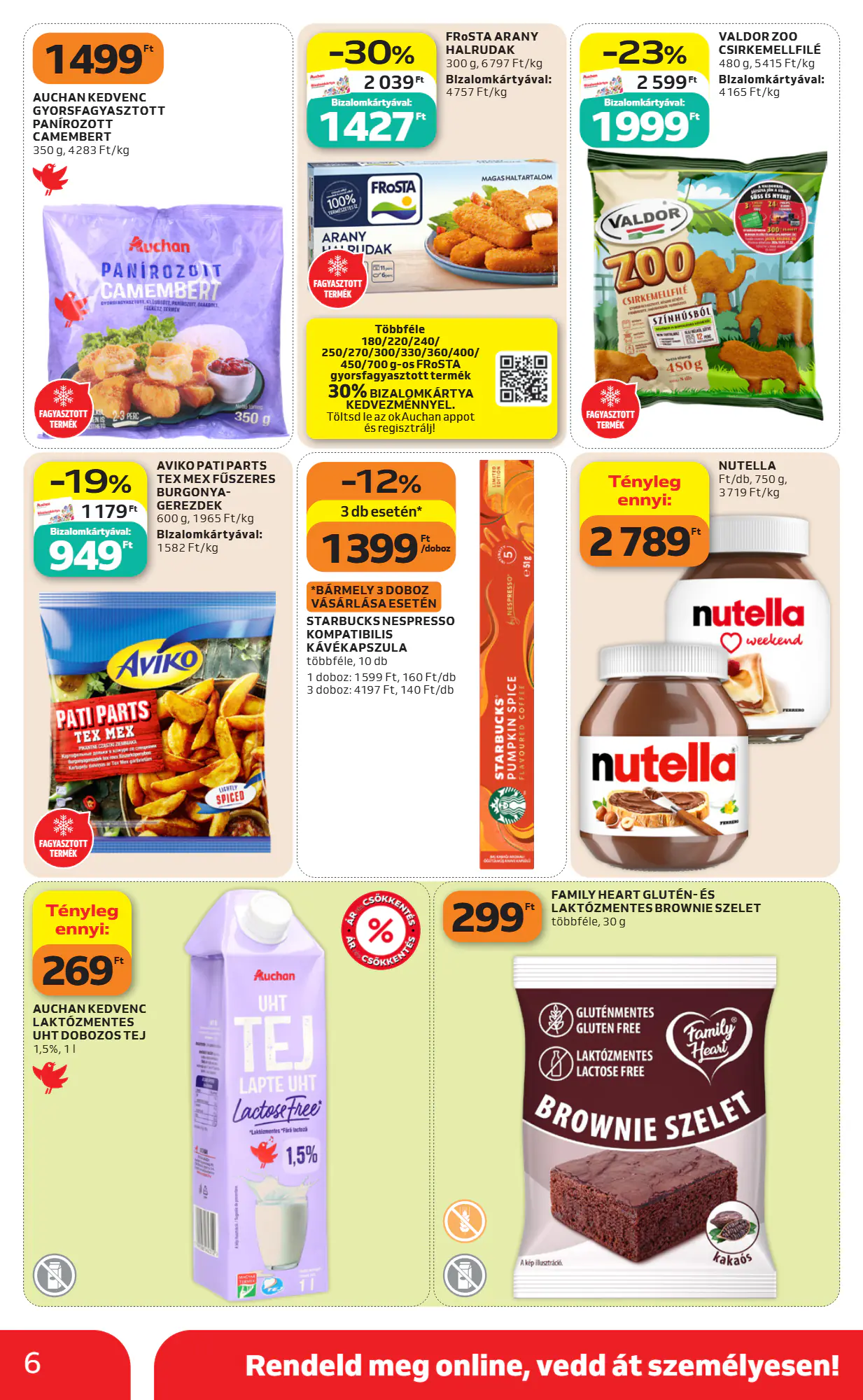 Auchan akciós újság 2026.10.29-től - 6. oldal.