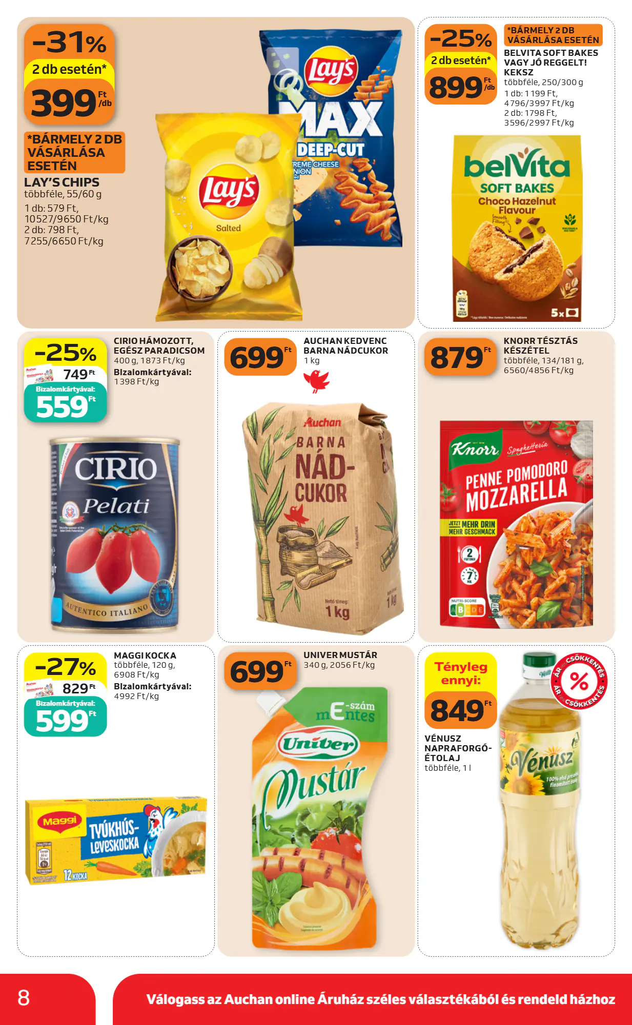 Auchan akciós újság 2026.10.29-től - 8. oldal.
